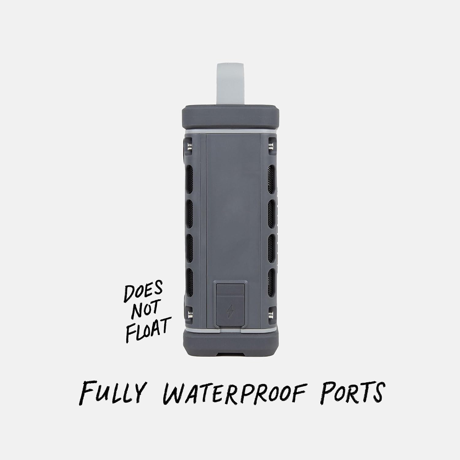 PARLANTE BLUETOOTH TURTLEBOX RANGER GRIS WATERPROOF - 5