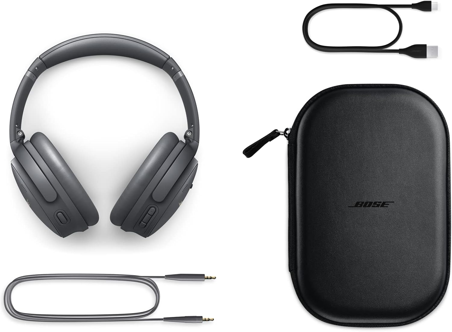 AUDÍFONOS BOSE QUIETCOMFORT 45 BLUETOOTH INALÁMBRICOS CANCELACIÓN DE RUIDO ECLIPSE GRIS EDICIÓN LIMITADA - 5