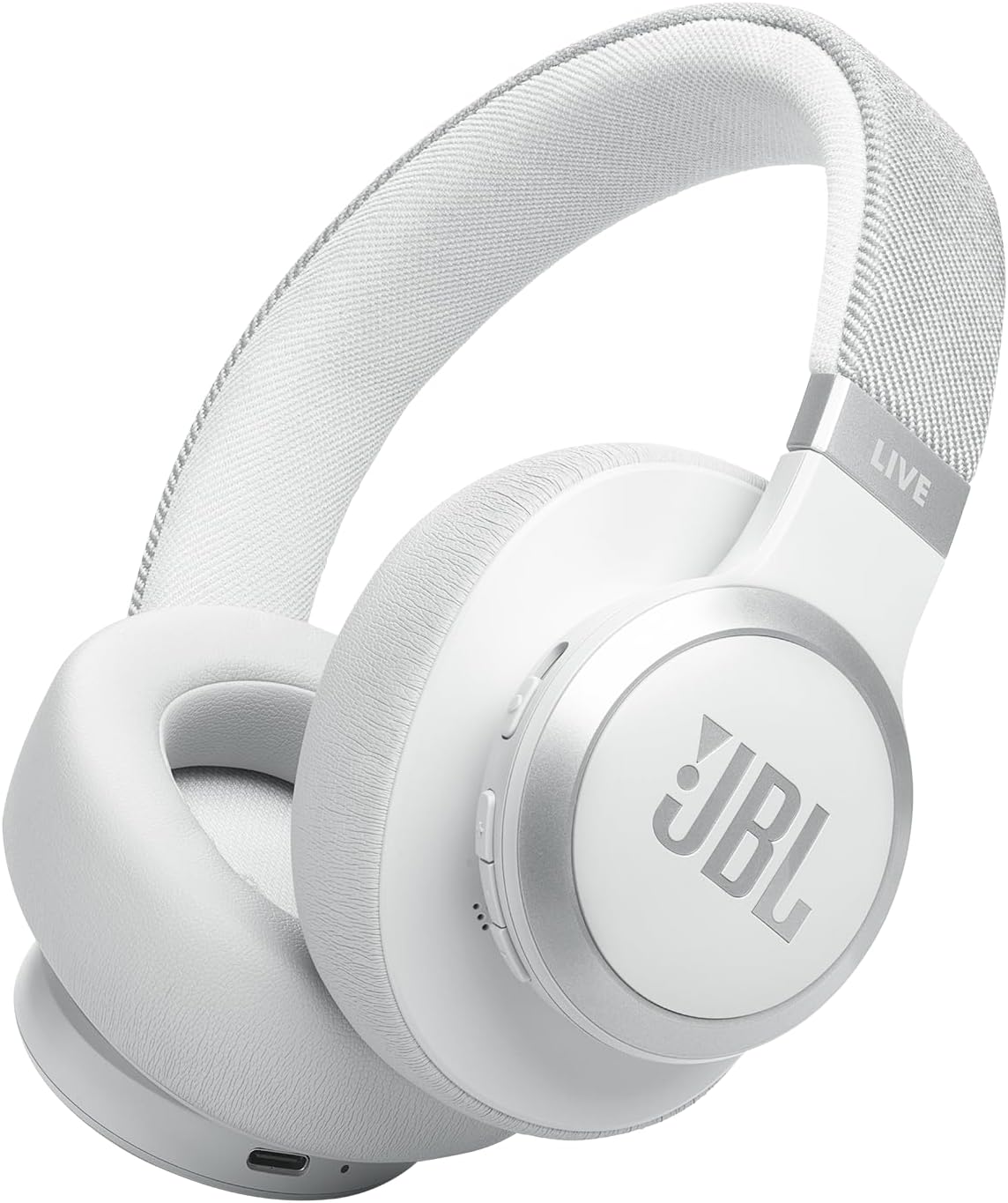 AUDÍFONOS JBL LIVE 770NC OVER-EAR INALÁMBRICOS CON CANCELACIÓN ADAPTATIVA DE RUIDO Y HASTA 65 HORAS DE BATERÍA BLANCO - 1