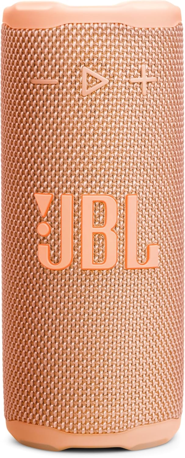 PARLANTE PORTÁTIL JBL GRIP BLUETOOTH IMPERMEABLE LUZ AMBIENTAL NARANJA - 1