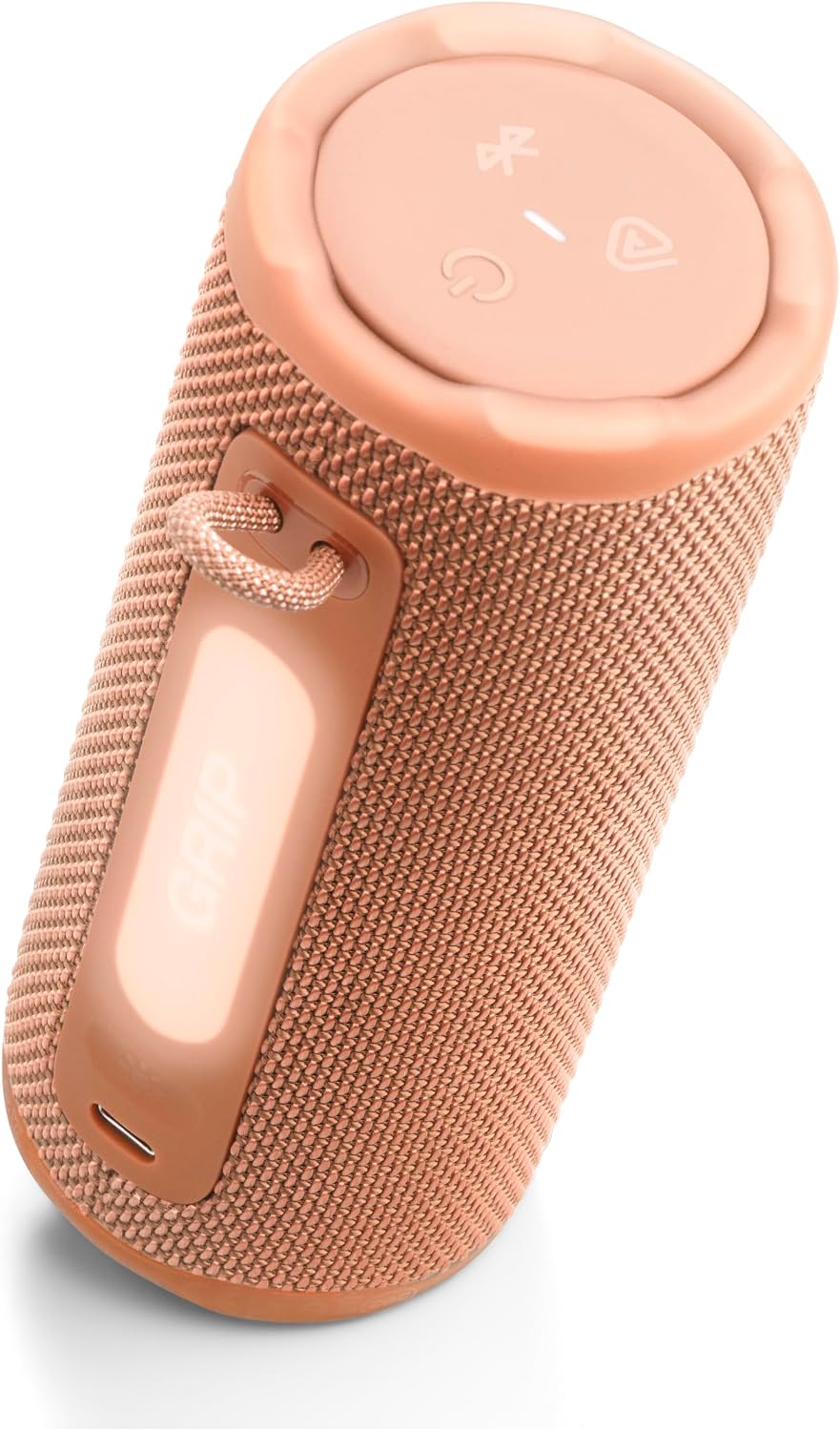 PARLANTE PORTÁTIL JBL GRIP BLUETOOTH IMPERMEABLE LUZ AMBIENTAL NARANJA - 2