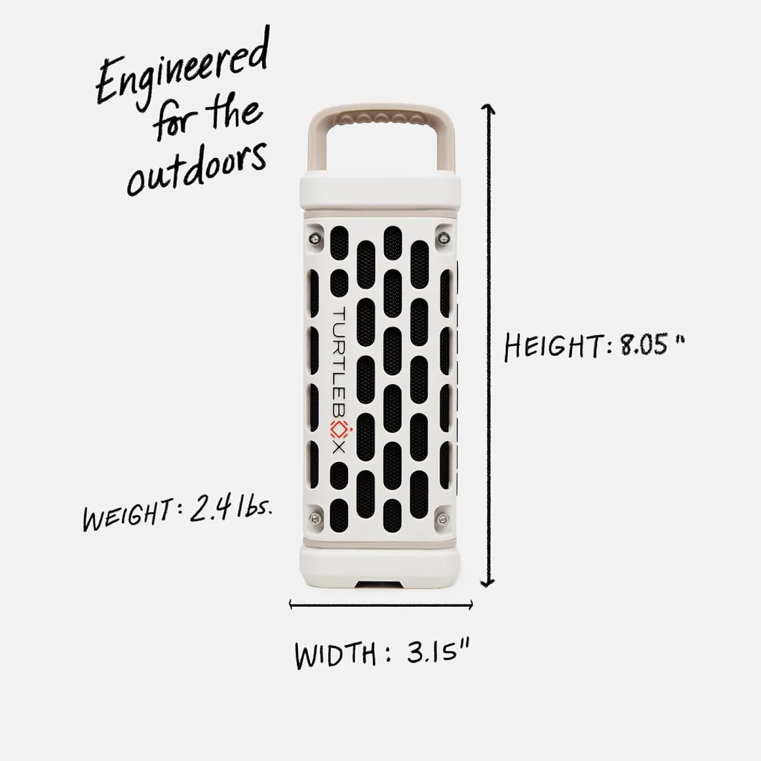 PARLANTE PORTÁTIL TURTLEBOX RANGER BLUETOOTH IVORY - 2