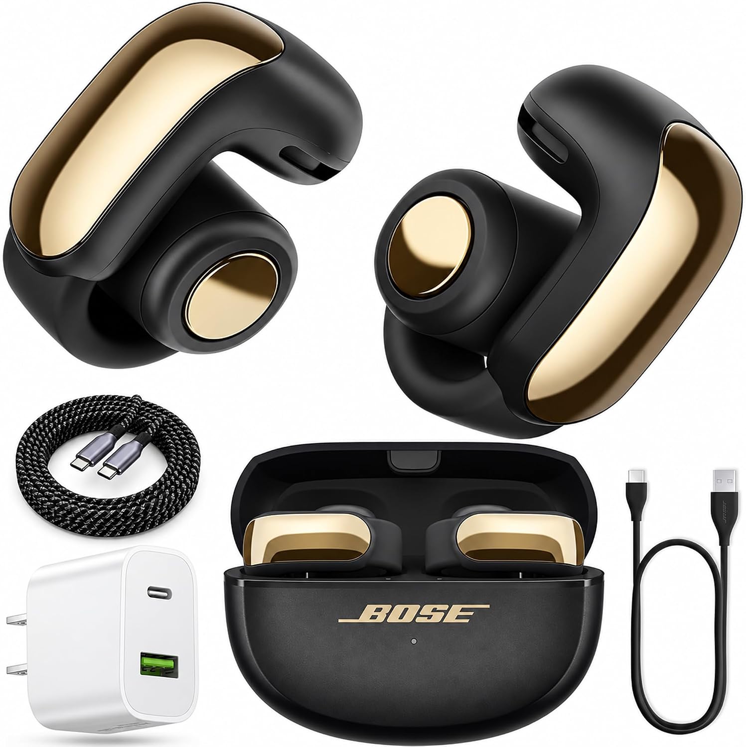 AUDÍFONOS BOSE ULTRA OPEN EARBUDS BLUETOOTH CLIP-ON CON ESTUCHE DE CARGA - 1