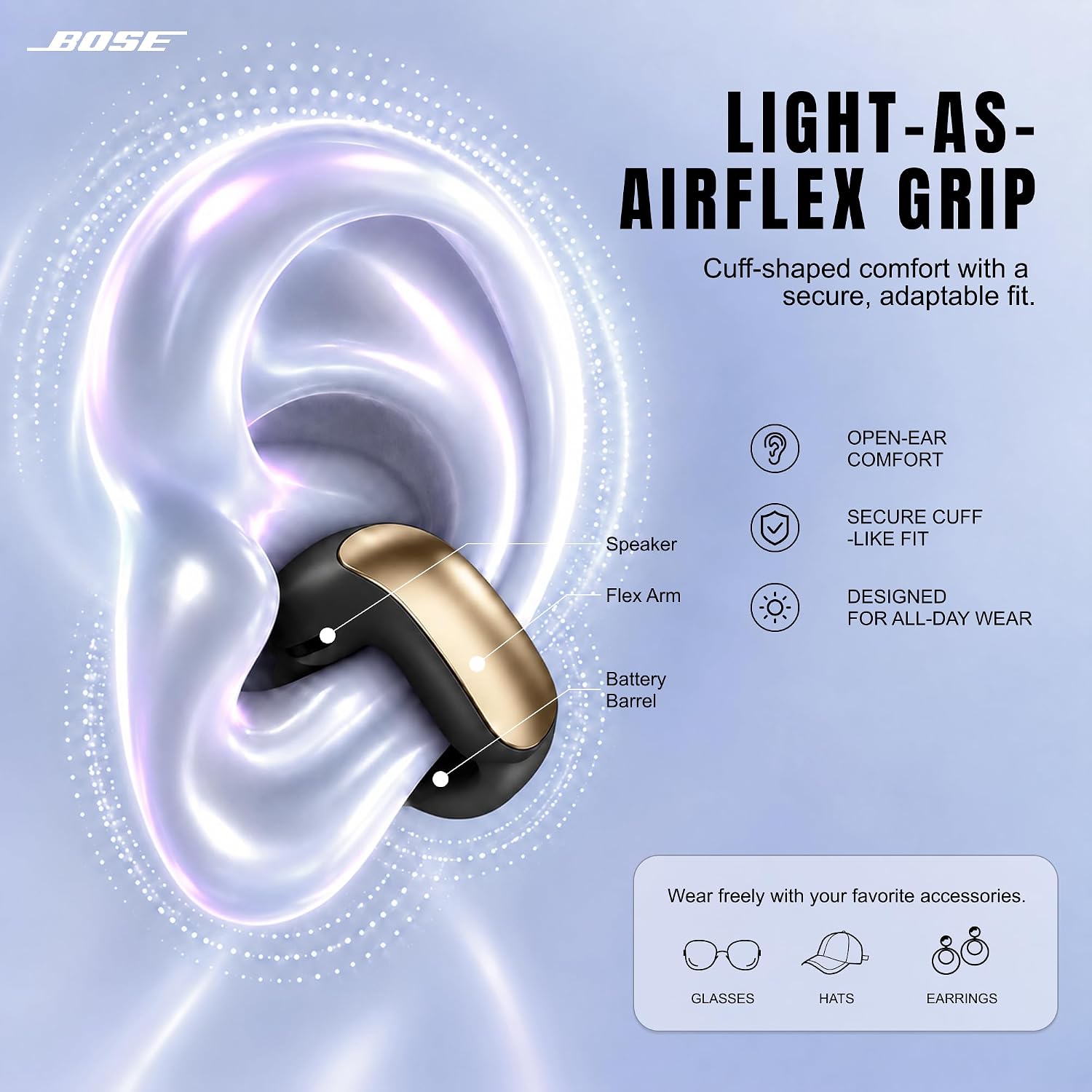AUDÍFONOS BOSE ULTRA OPEN EARBUDS BLUETOOTH CLIP-ON CON ESTUCHE DE CARGA - 4