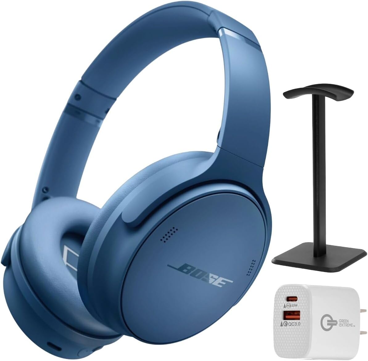 AUDÍFONOS BOSE QUIETCOMFORT BLUETOOTH INALÁMBRICOS CON CANCELACIÓN ACTIVA DE RUIDO Y MICRÓFONO, COLOR AZUL ATARDECER - 1