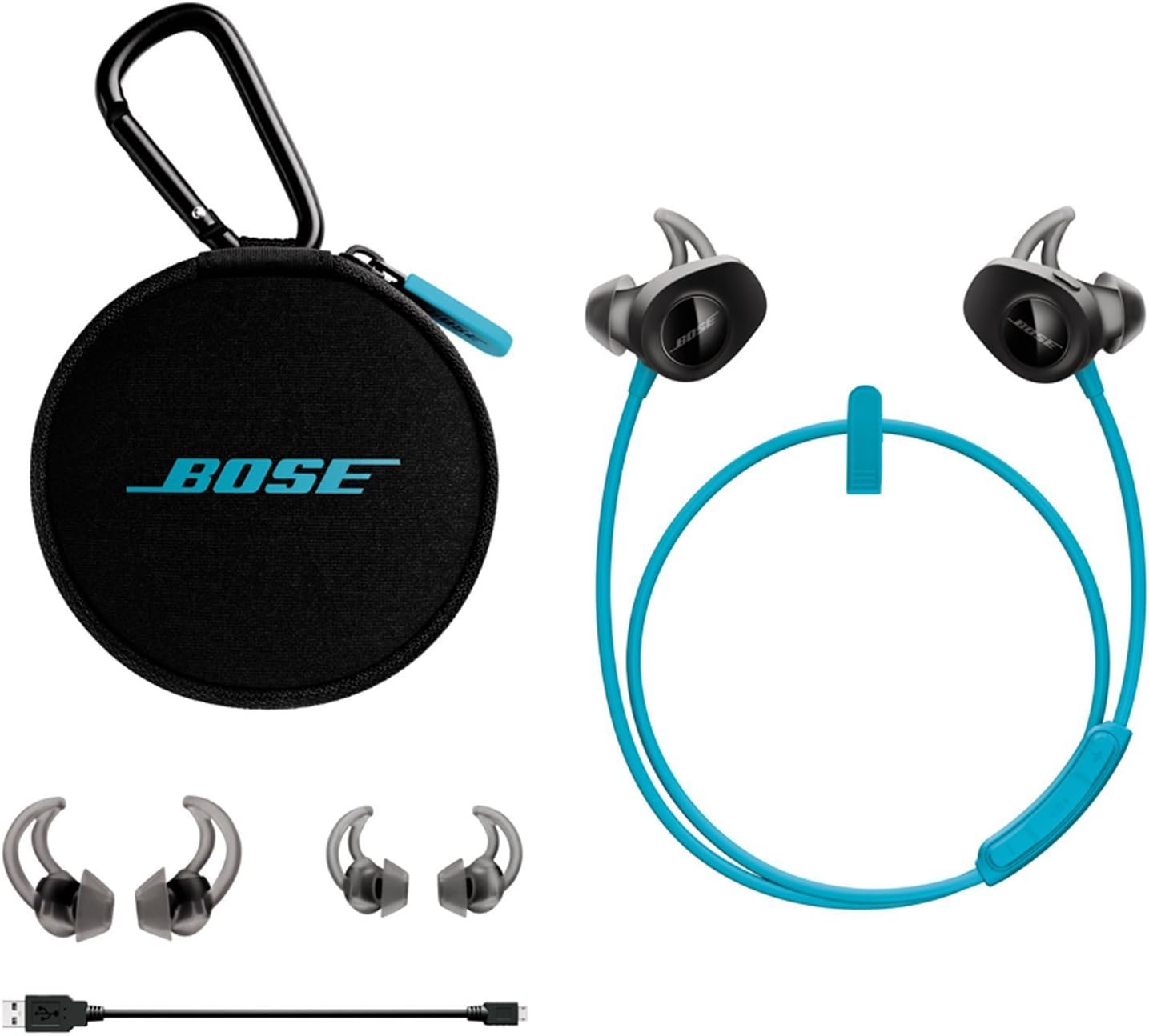 AUDÍFONOS BOSE SOUNDSPORT WIRELESS AQUA RENOVADOS - 5