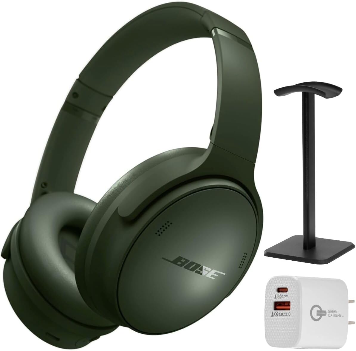 AUDÍFONOS BOSE QUIETCOMFORT OVER EAR INALÁMBRICOS BLUETOOTH CANCELACIÓN ACTIVA DE RUIDO VERDE - 1