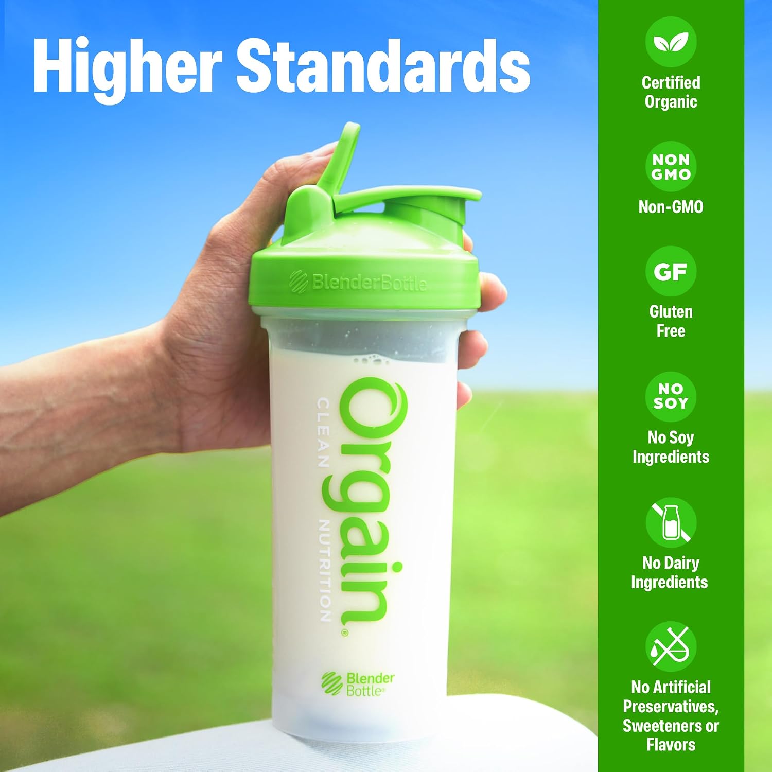 POLVO DE PROTEÍNA ORGAIN VAINILLA BEAN 21G VEGANO 2.03 LB - 4