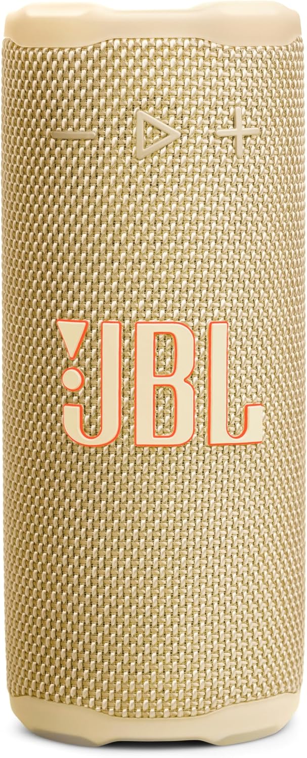 PARLANTE PORTÁTIL JBL GRIP BLUETOOTH IMPERMEABLE LUZ AMBIENTAL AMARILLO - 1