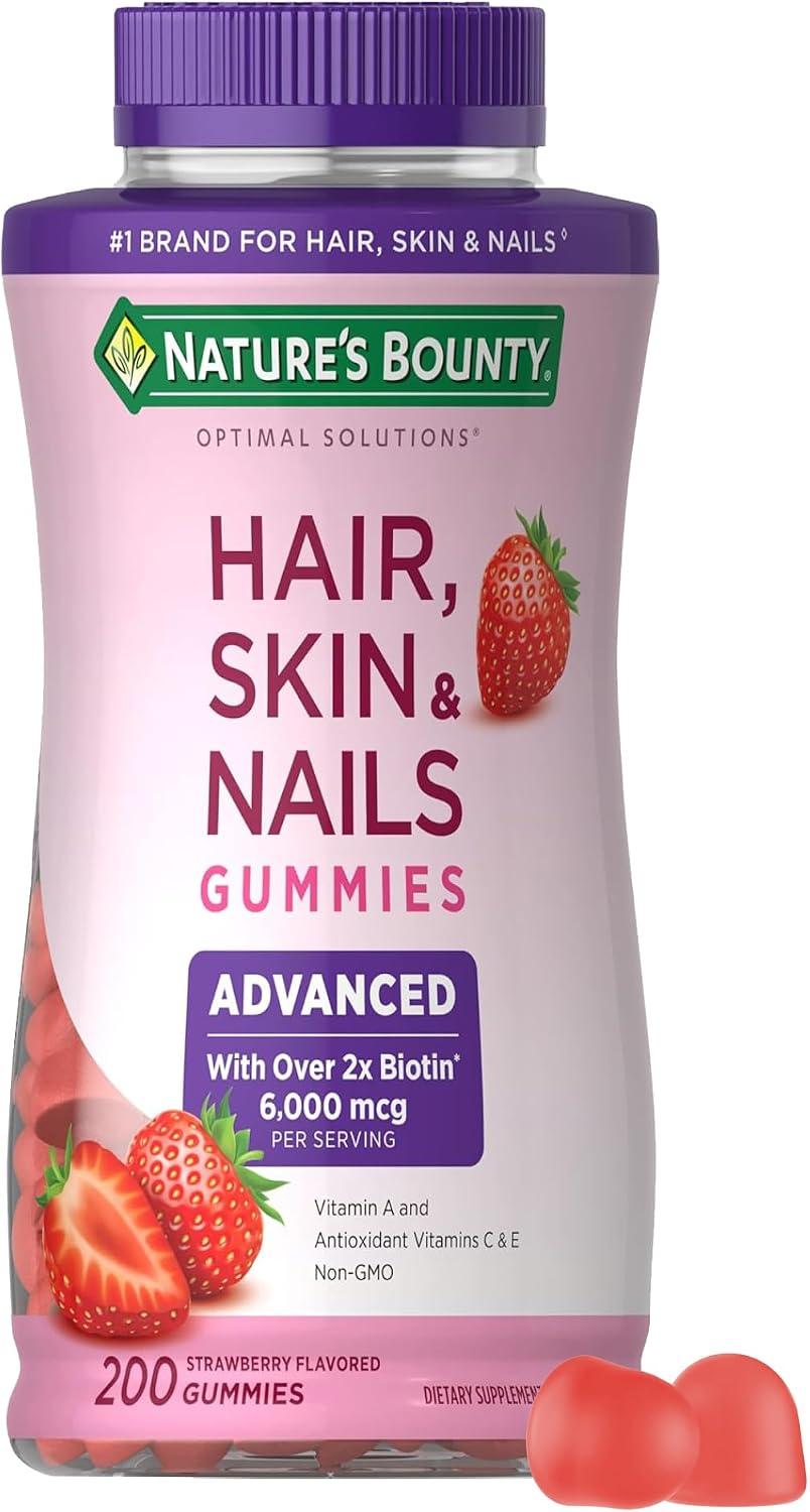 SUPLEMENTO VITAMÍNICO NATURE'S BOUNTY ADVANCED HAIR, SKIN, NAILS - 1