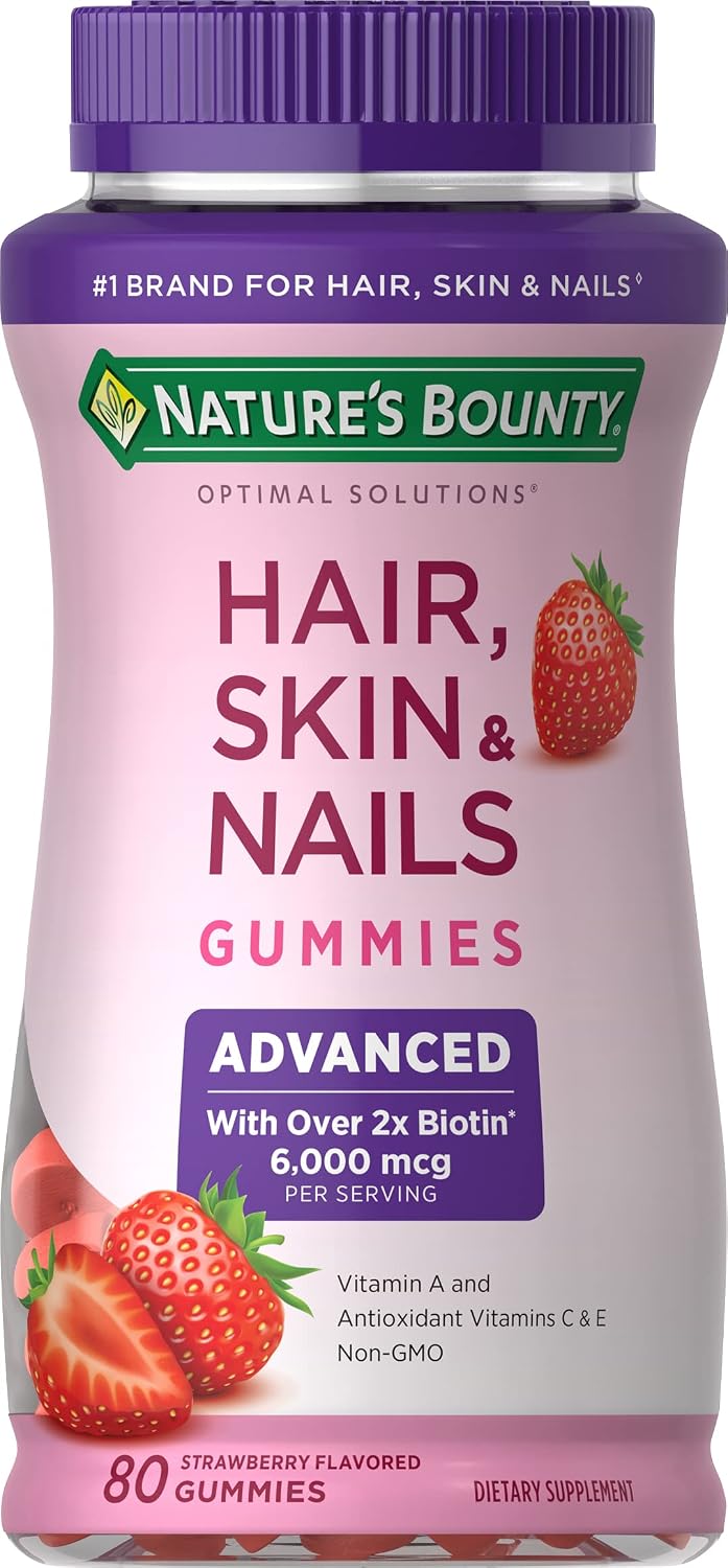 SUPLEMENTO VITAMÍNICO NATURE'S BOUNTY ADVANCED HAIR, SKIN, NAILS - 2