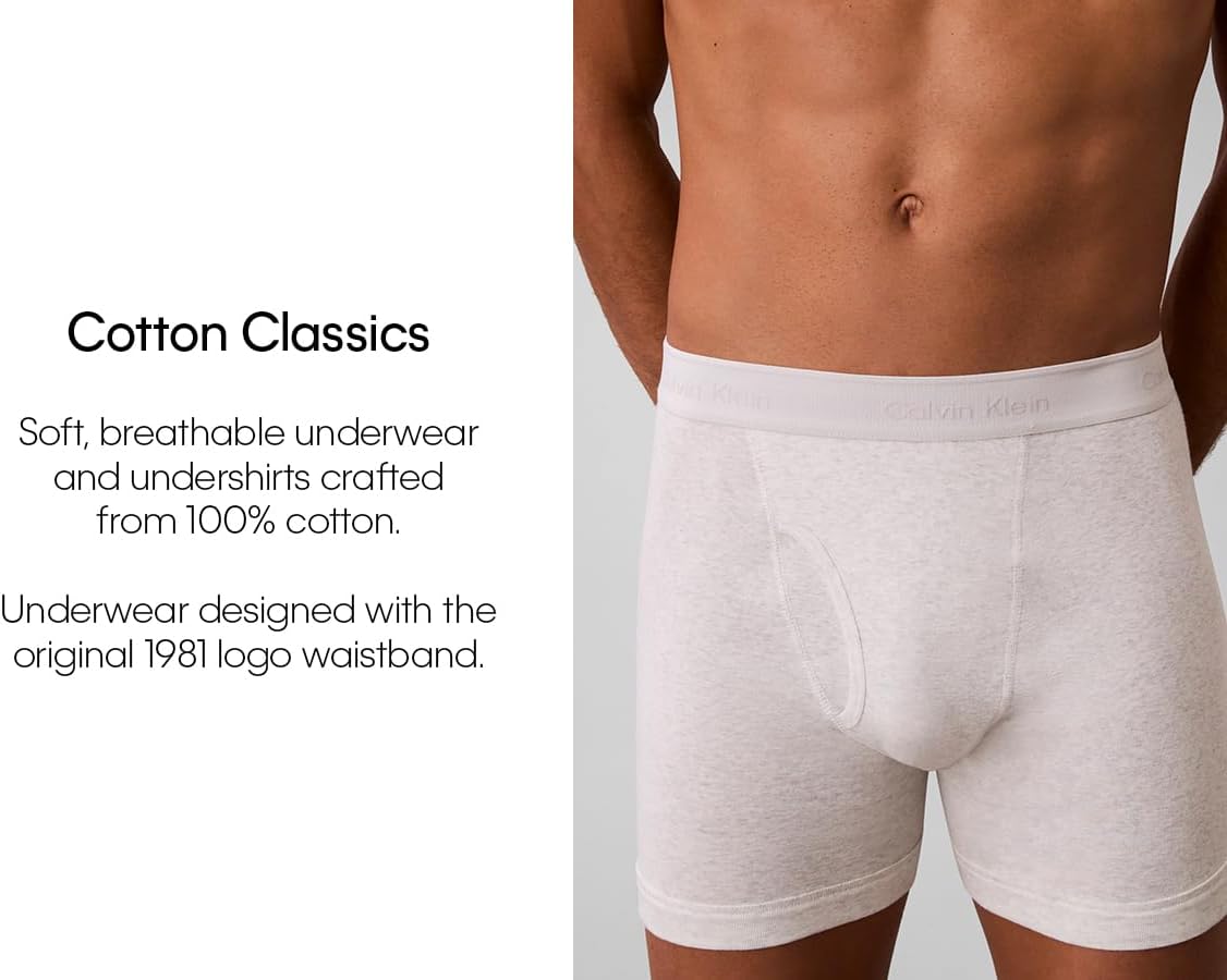 BOXERS HOMBRE CALVIN KLEIN COTTON CLASSICS 5-PACK - 5