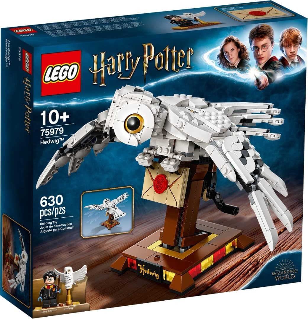JUGUETE DE CONSTRUCCIÓN LEGO HARRY POTTER 75979 HEDWIG CON ALAS MÓVILES - 1