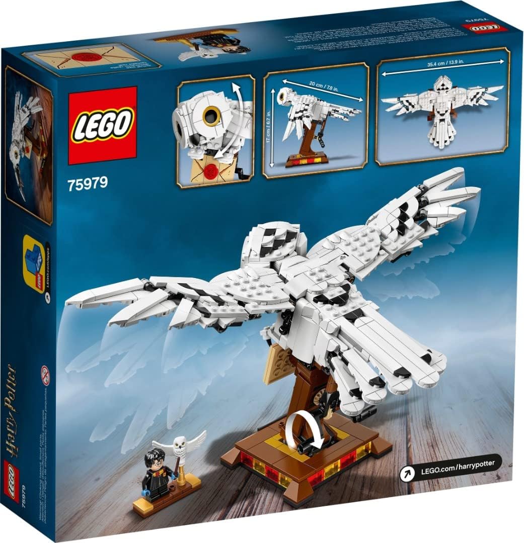JUGUETE DE CONSTRUCCIÓN LEGO HARRY POTTER 75979 HEDWIG CON ALAS MÓVILES - 2