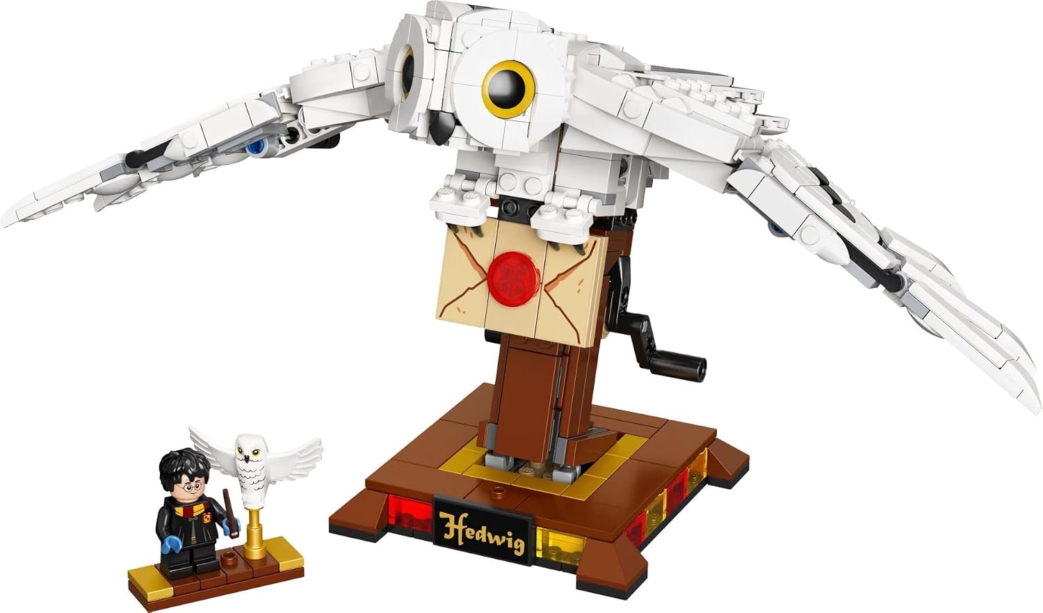 JUGUETE DE CONSTRUCCIÓN LEGO HARRY POTTER 75979 HEDWIG CON ALAS MÓVILES - 5