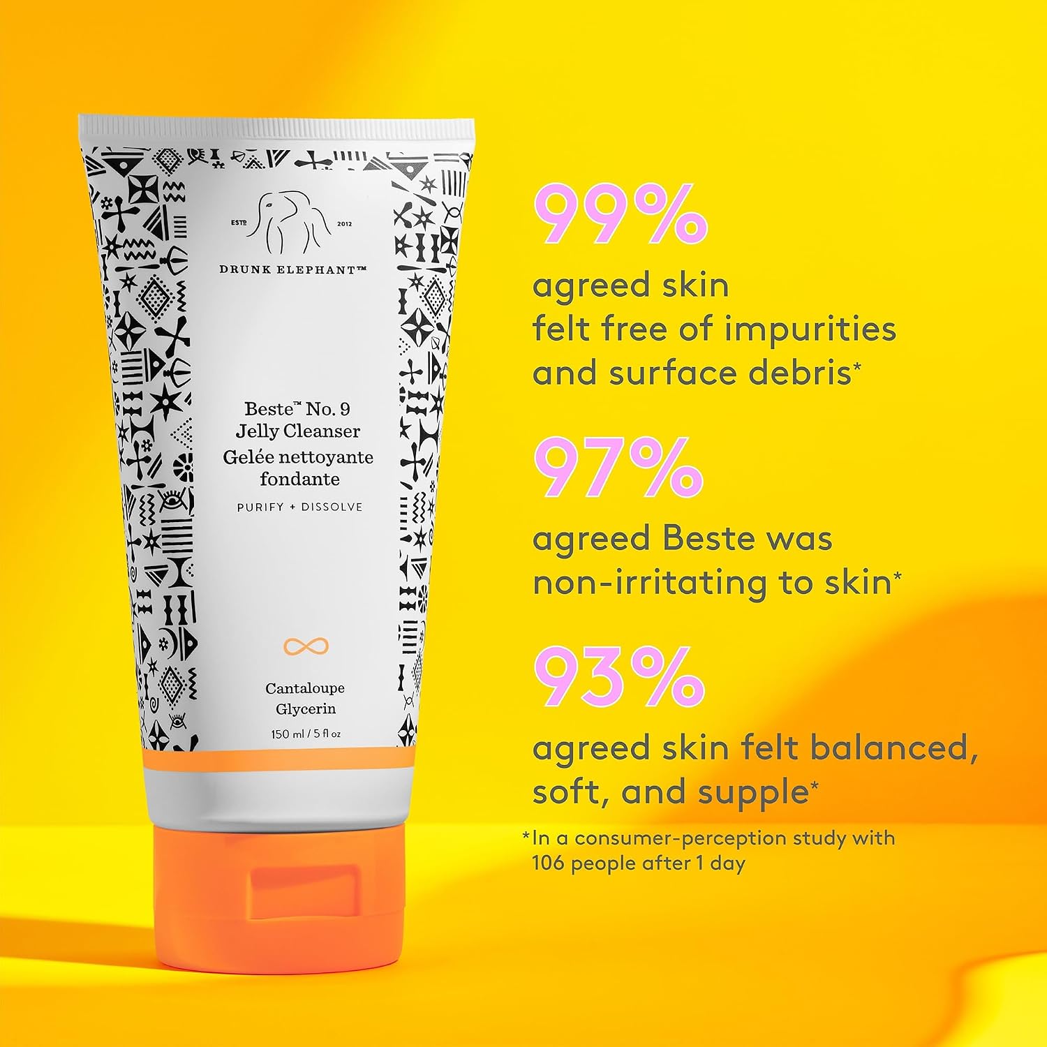 LIMPIADOR FACIAL EN GEL DRUNK ELEPHANT BESTE NO. 9 TAMAÑO VIAJE - 3