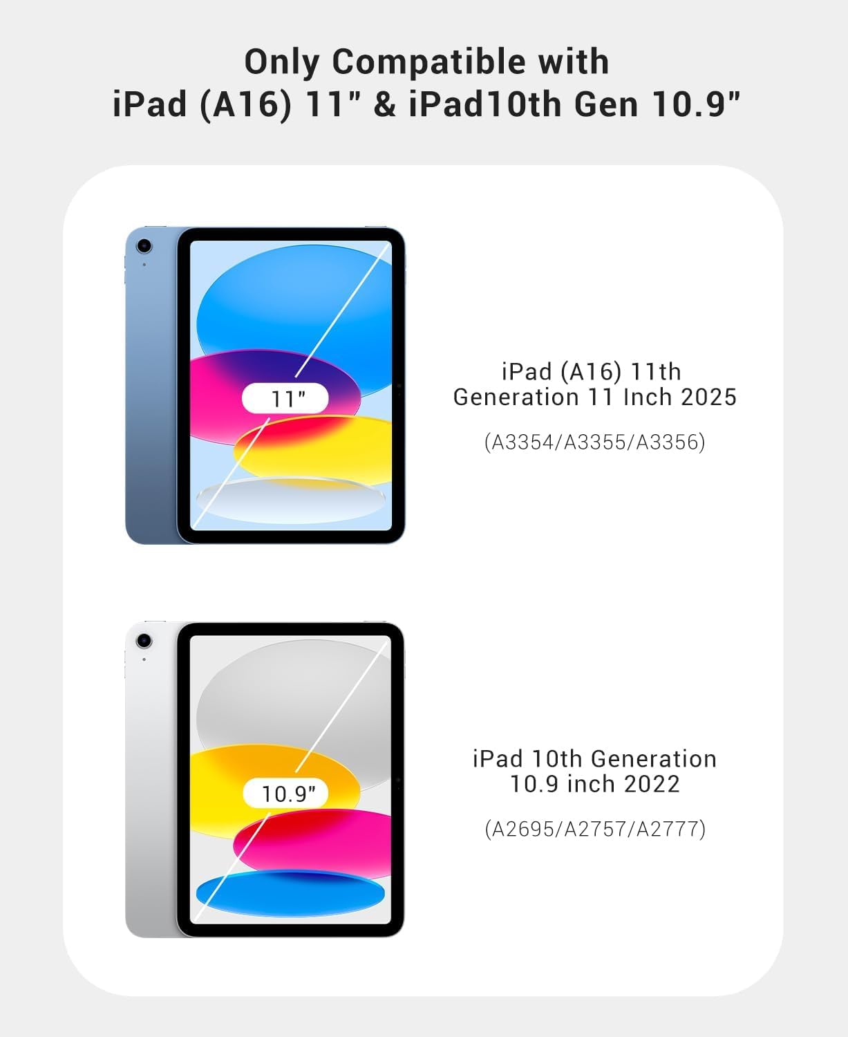 FUNDA PARA IPAD COBAK A16 11ª GENERACIÓN Y 10ª GENERACIÓN NEGRA - 2