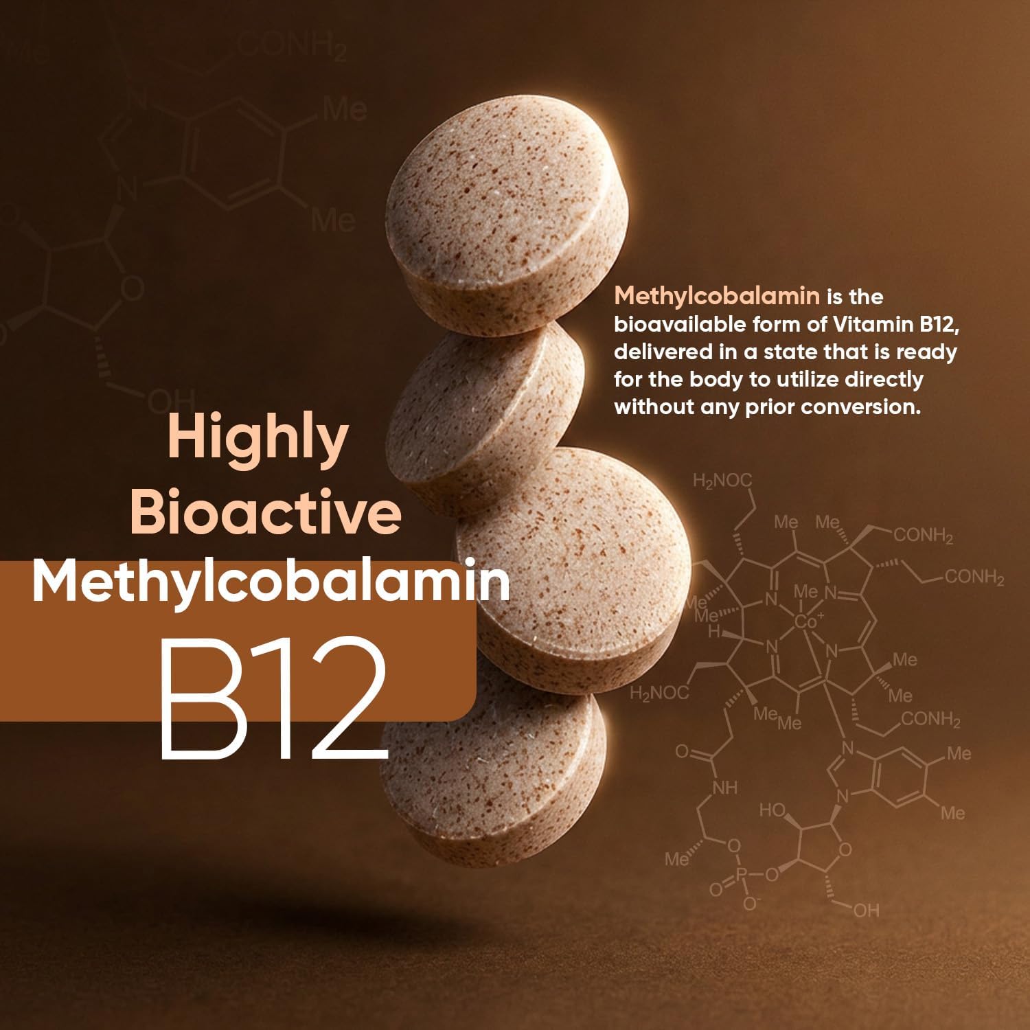 VITAMINA B12 WEIGHTWORLD 5000MCG 180 TABLETAS - 4
