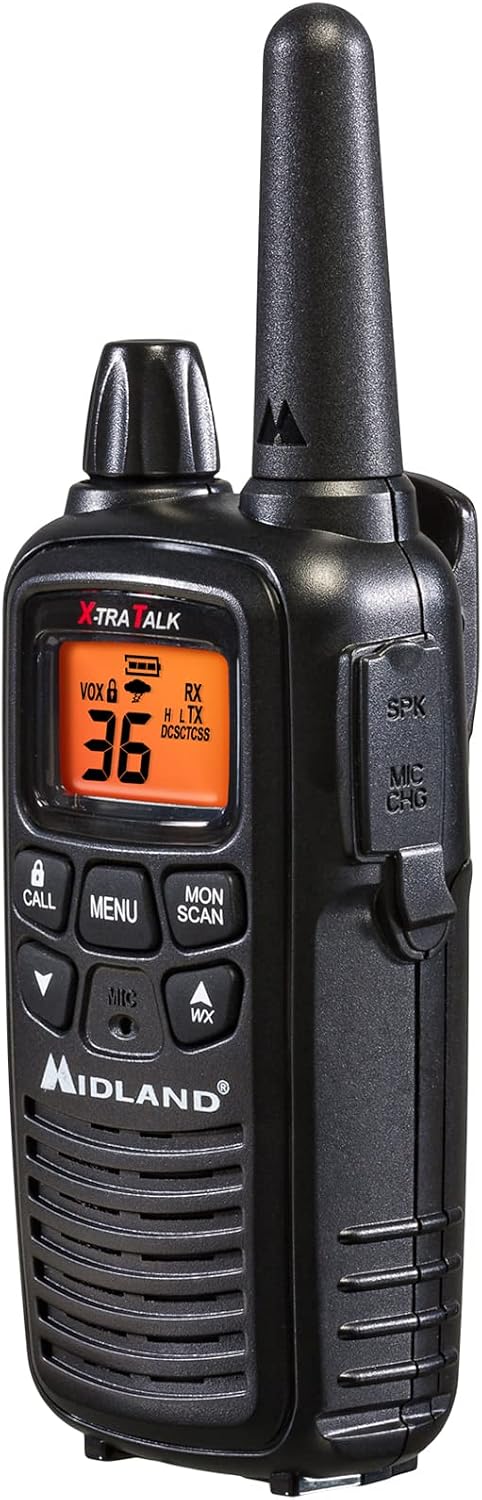 RADIO WALKIE TALKIE MIDLAND LXT600BBX4 FRS NEGRO 8 UNIDADES - 3