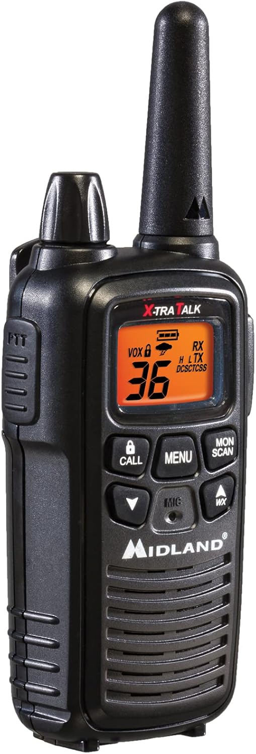 RADIO WALKIE TALKIE MIDLAND LXT600BBX4 FRS NEGRO 8 UNIDADES - 5