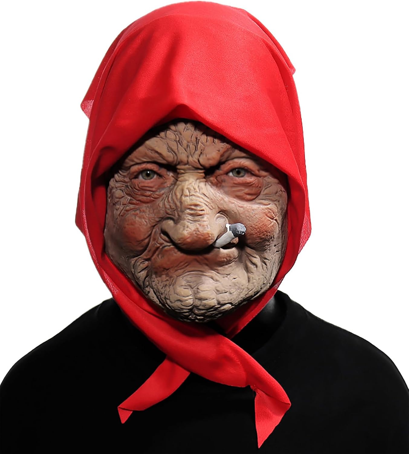 MÁSCARA REALISTA DE ABUELA VMONKE PARA DISFRAZ - 1