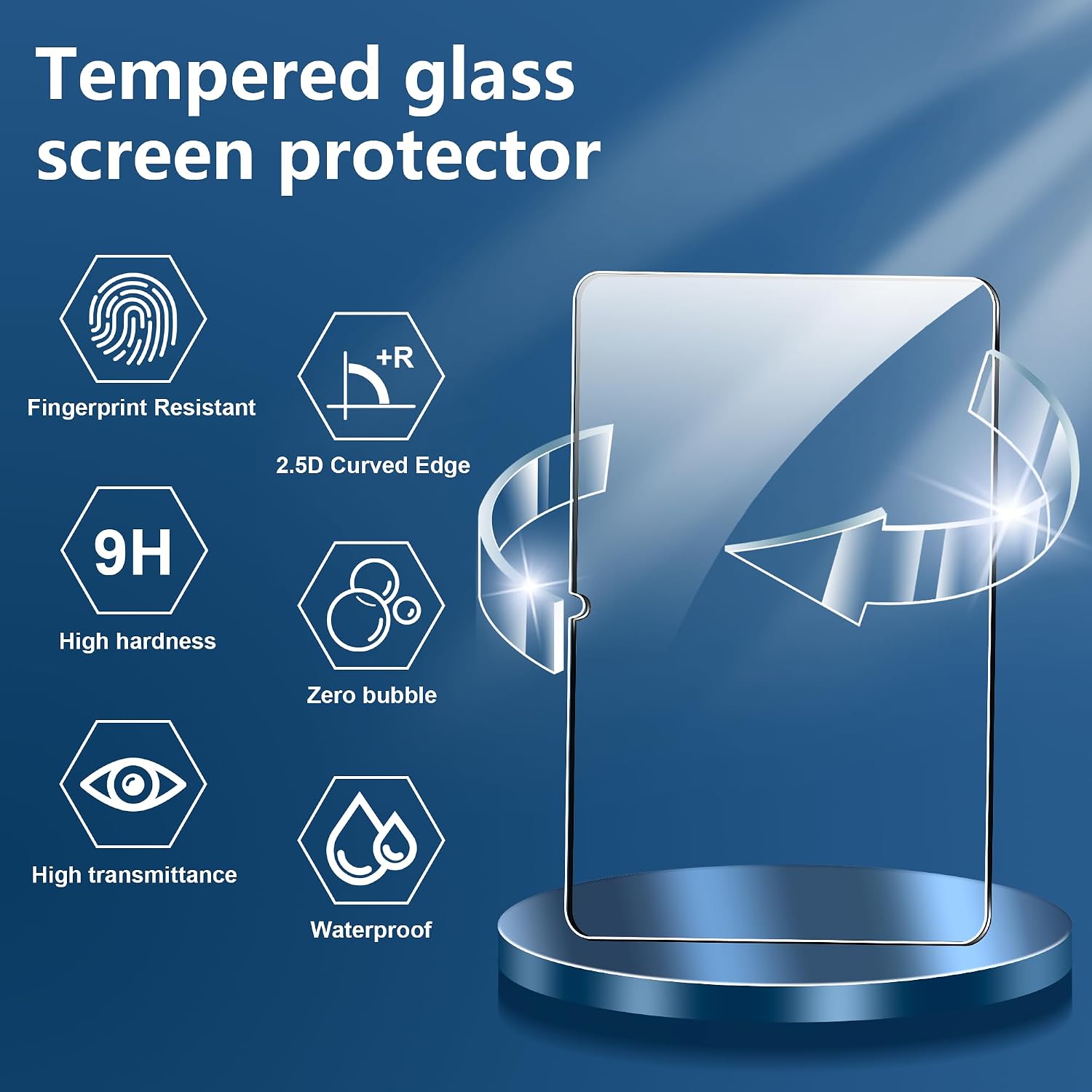 PROTECTOR DE PANTALLA SUTTKUE PARA XIAOMI PAD 7/7 PRO/8/8 PRO VIDRIO TEMPLADO 9H 2 UNIDADES - 2