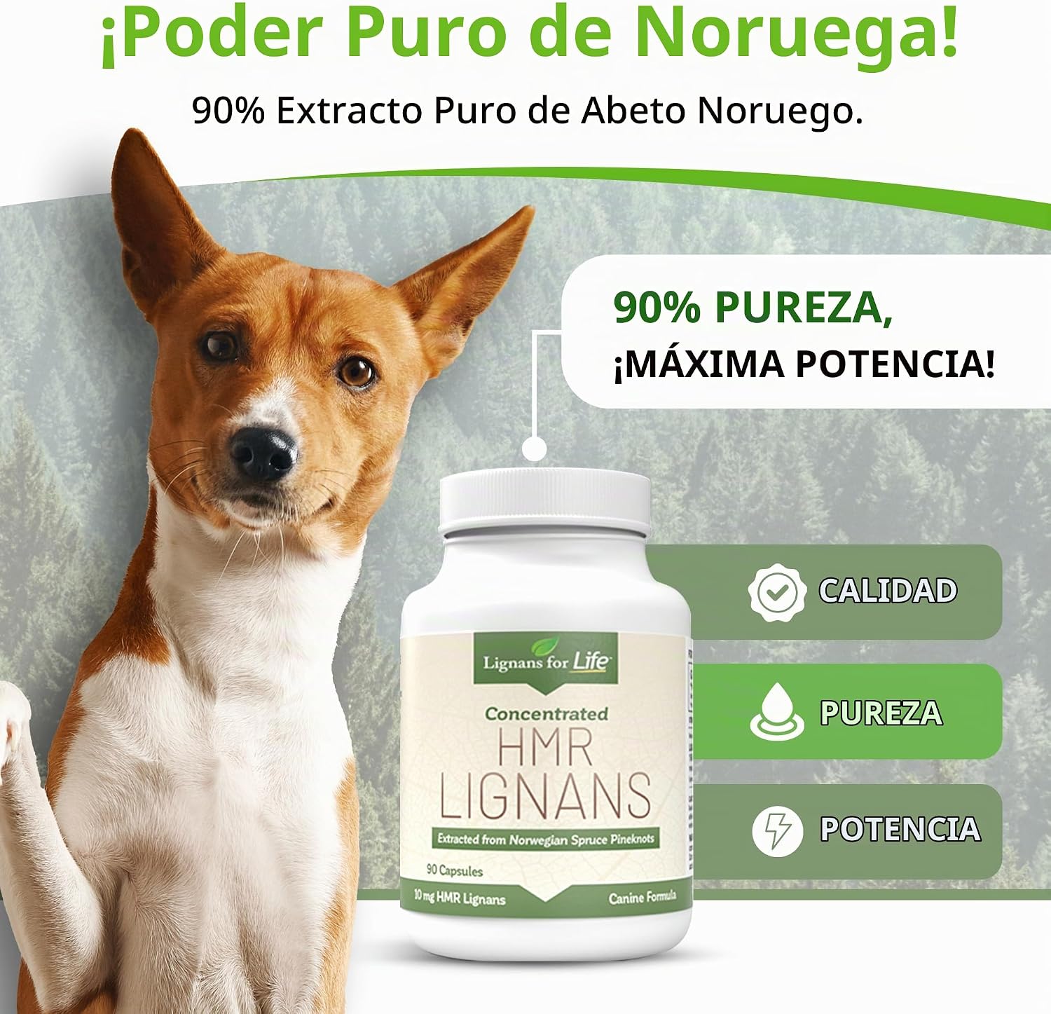 SUPLEMENTO PARA PERROS LIGNANS FOR LIFE HMR LIGNANS 10MG CÁPSULAS PARA RAZAS PEQUEÑAS - 2