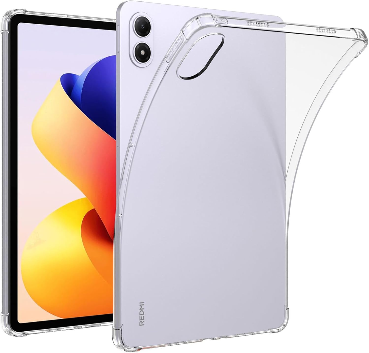 FUNDA PARA REDMI PAD 2 PRO 12.1 SUTTKUE TPU TRANSPARENTE - 1
