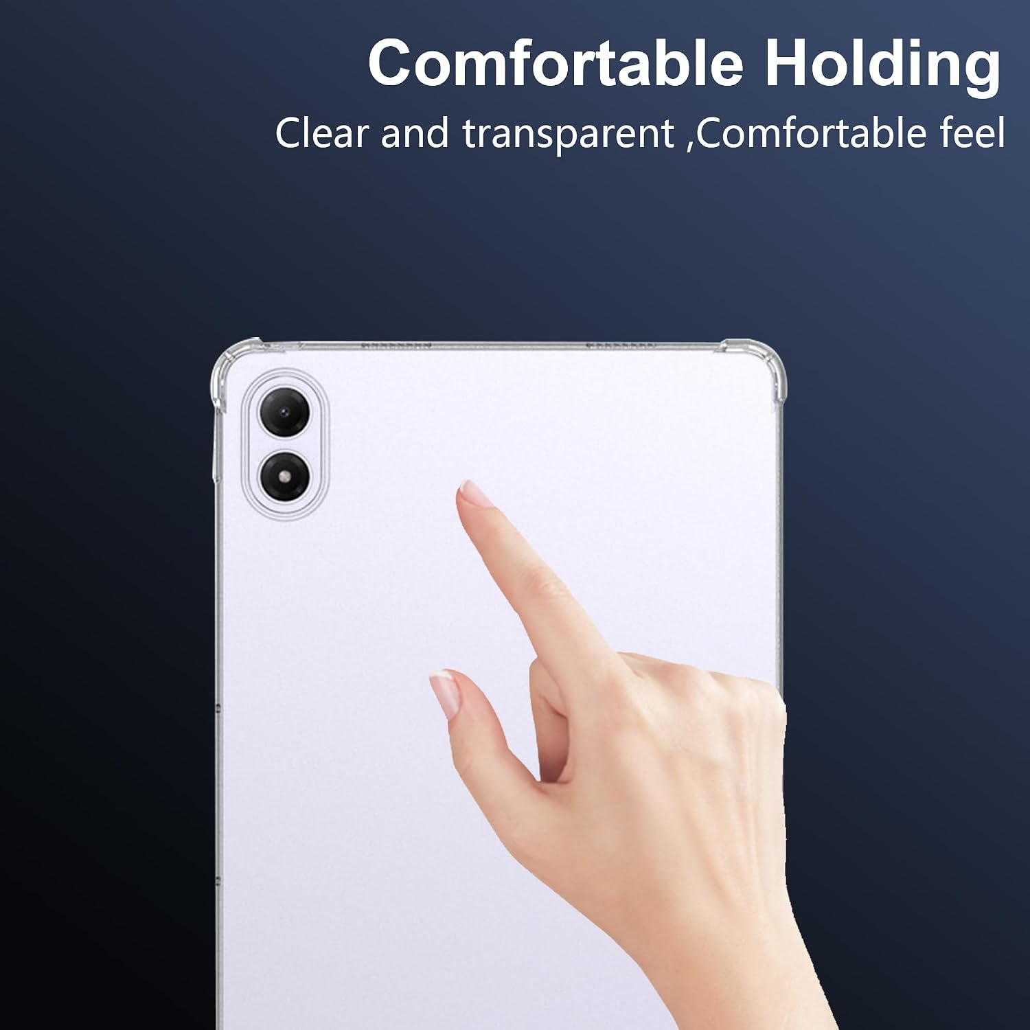 FUNDA PARA REDMI PAD 2 PRO 12.1 SUTTKUE TPU TRANSPARENTE - 2