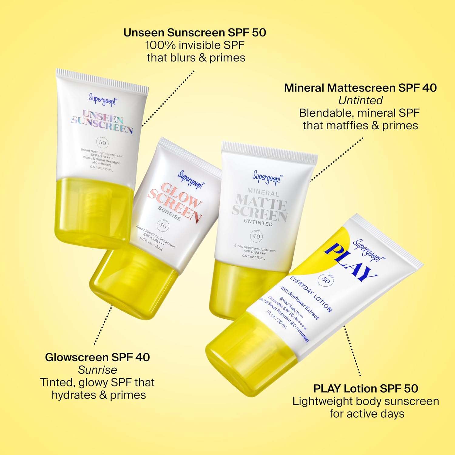 SET DE PROTECTORES SOLARES SUPERGOOP! SPF TRAVEL-SIZED FAVORITES - 2