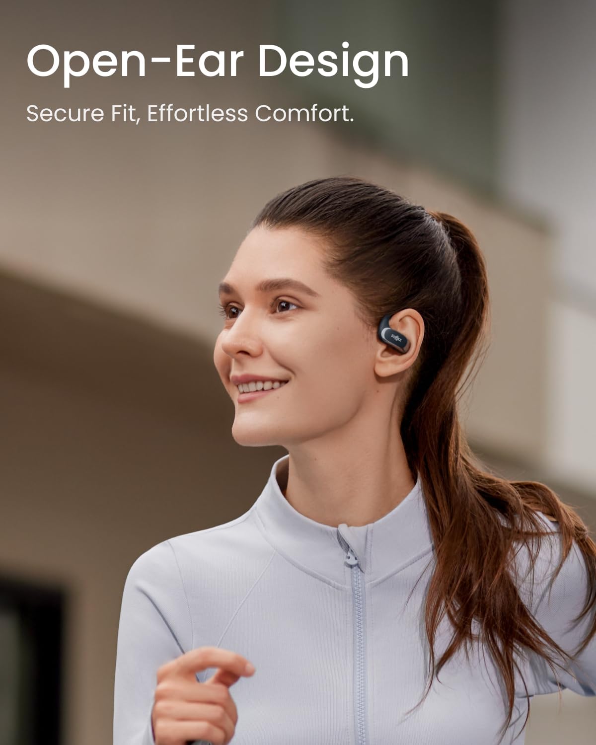 AUDÍFONOS SHOKZ OPENFIT AIR TRUE WIRELESS NEGRO - 2