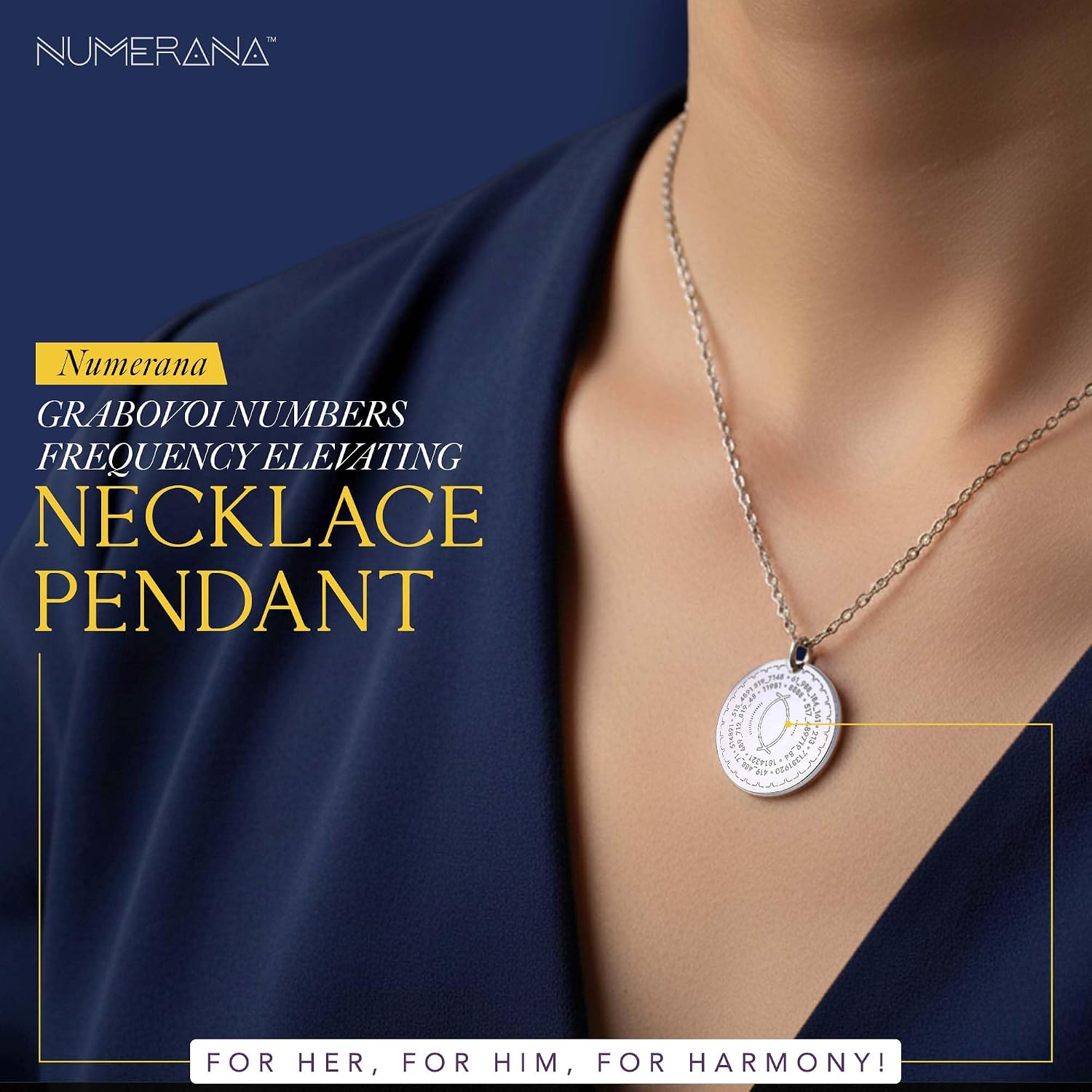 COLLAR SANA NUMERANA GRABOVOI CON GEOMETRÍA SAGRADA PARA HOMBRE Y MUJER - 2