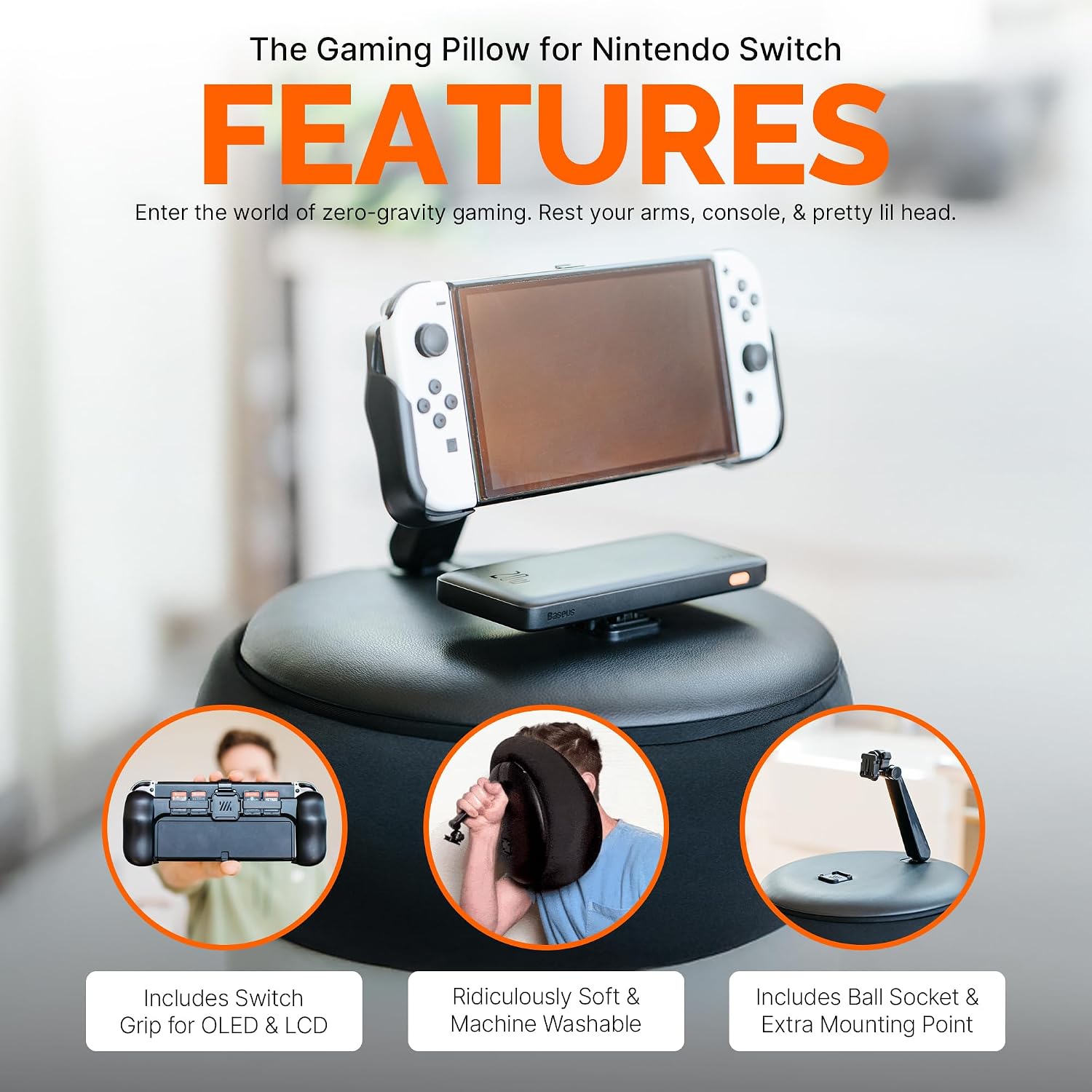 ALMOHADILLA GAMING MECHANISM COMPATIBLE CON NINTENDO SWITCH OLED Y LCD - 2