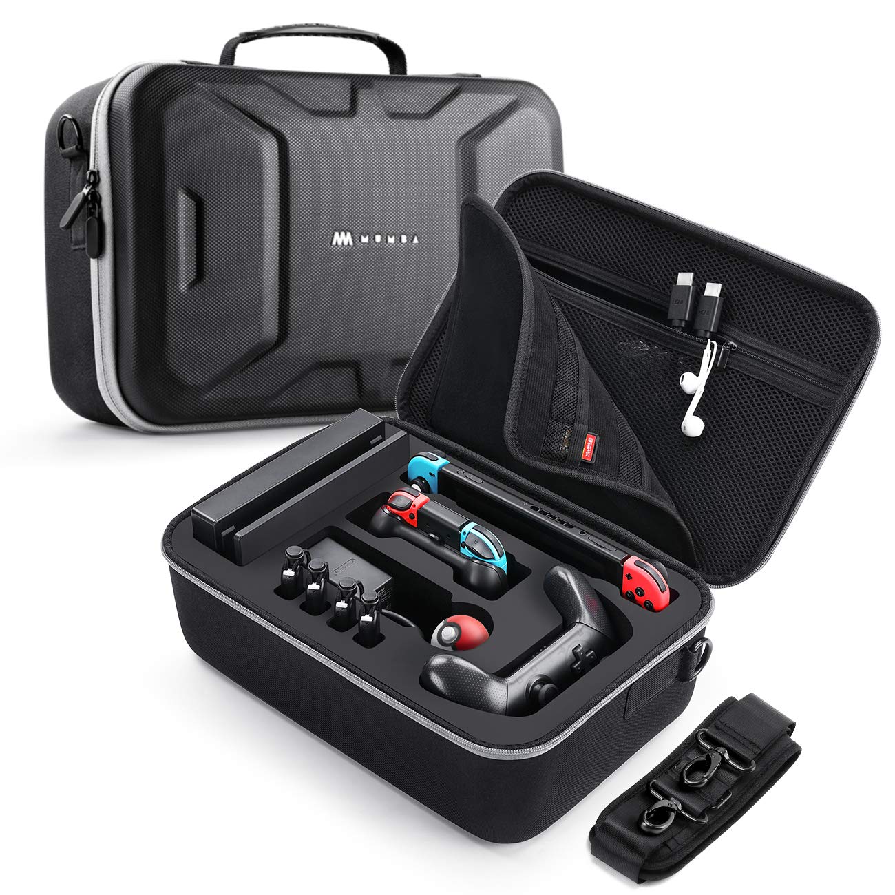 ESTUCHE RÍGIDO MUMBA DELUXE PARA NINTENDO SWITCH 1 Y OLED VERSIÓN MAX - 1