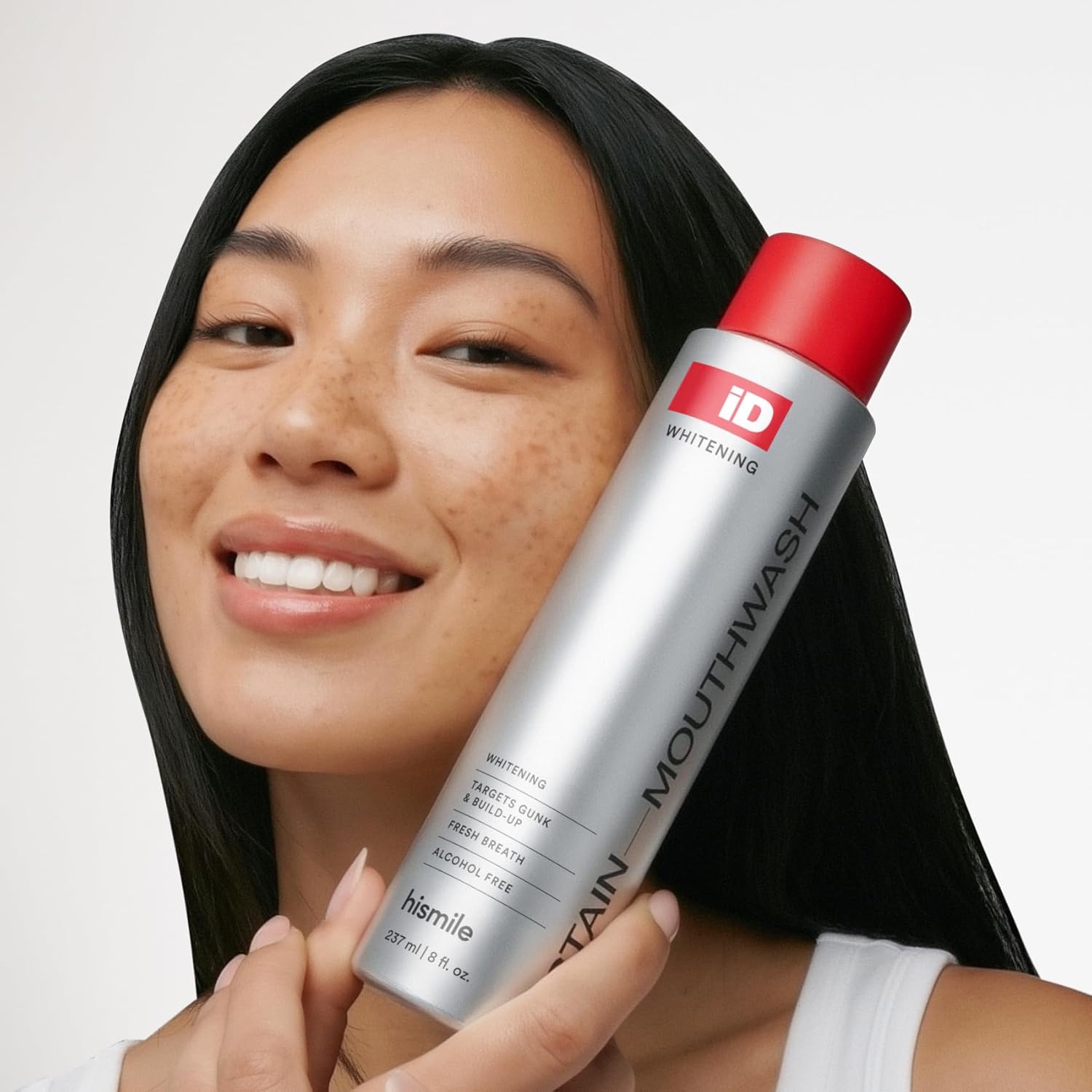 ENJUAGUE BUCAL HISMILE ID STAIN WHITENING 237ML - 5
