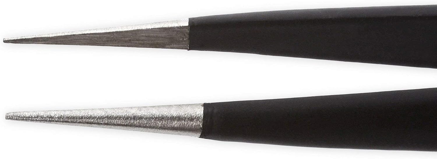 SET DE PINZAS DE PRECISIÓN IFIXIT CON PUNTAS EXTRA FINAS, ANGULADAS Y ROMAS - 4