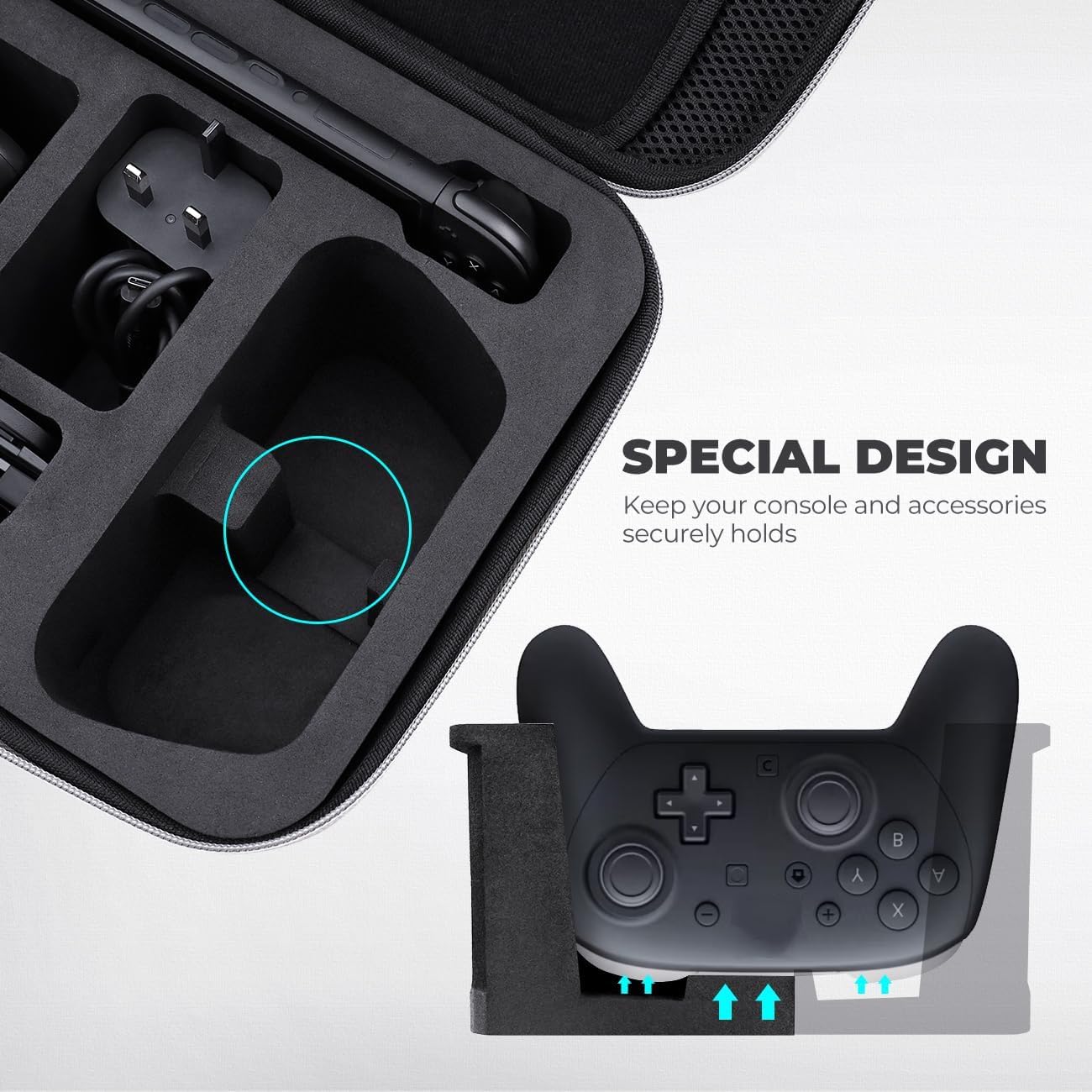 ESTUCHE MUMBA DELUXE PARA NINTENDO SWITCH 2 VERSIÓN 2025 MAX - 5