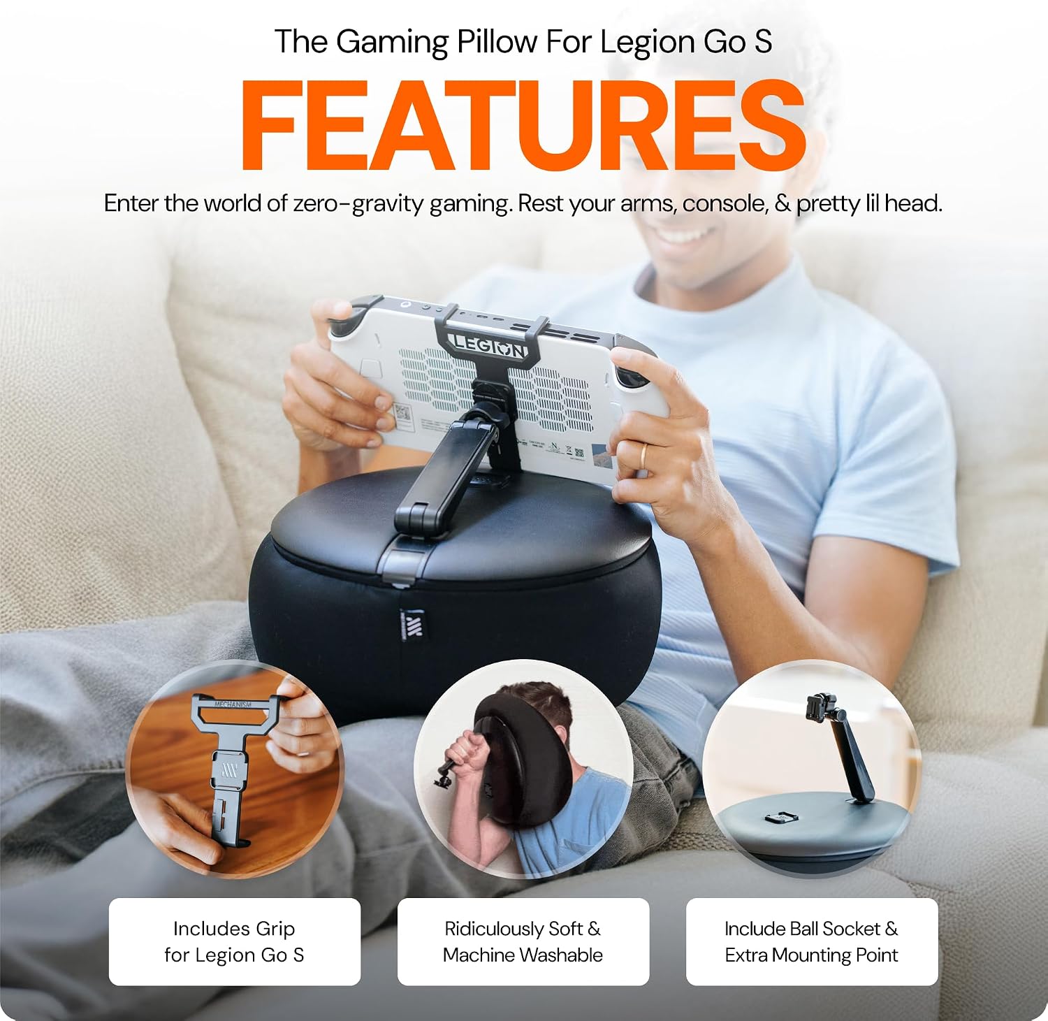 ALMOHADILLA GAMING MECHANISM PARA LENOVO LEGION GO S - 2