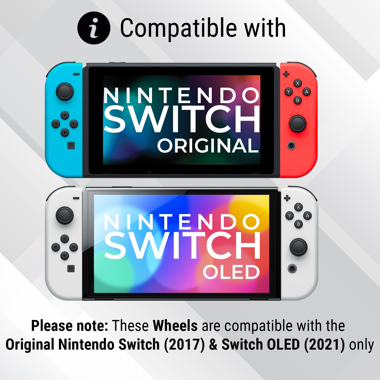 VOLANTES PARA NINTENDO SWITCH ORZLY TWIN PACK ROJO Y AZUL - 2