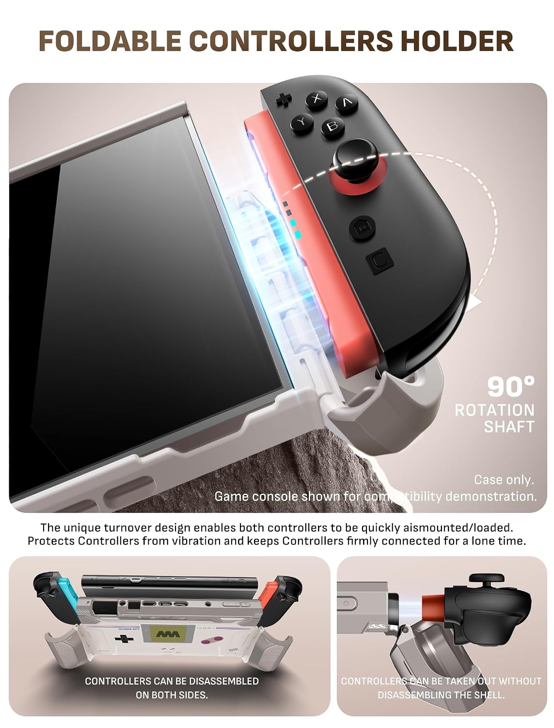 FUNDA PROTECTORA MUMBA BLADE SERIES PARA NINTENDO SWITCH 2 COLOR GAMER - 5