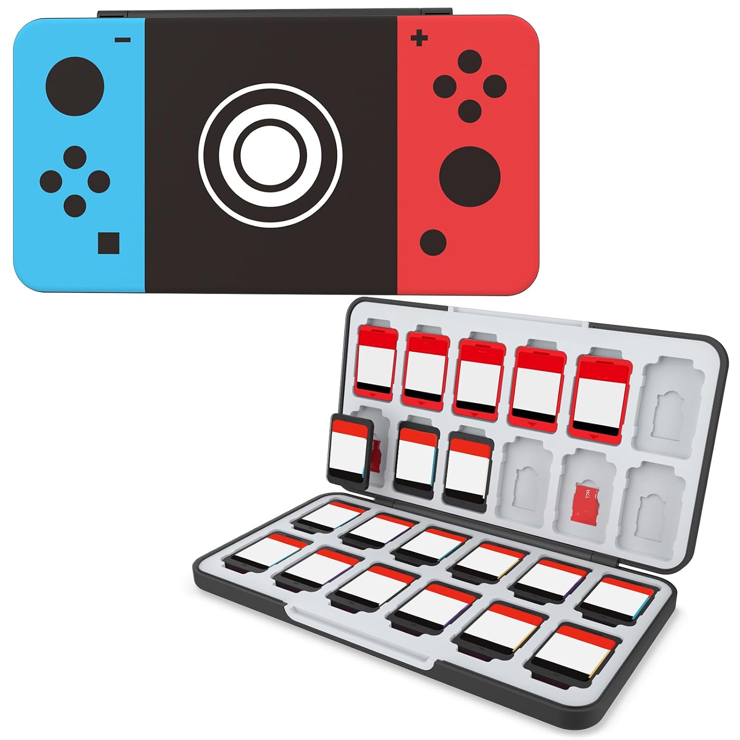 ESTUCHE PARA TARJETAS DE JUEGO HEIYING COMPATIBLE CON NINTENDO SWITCH 2 Y MICRO SD - 1
