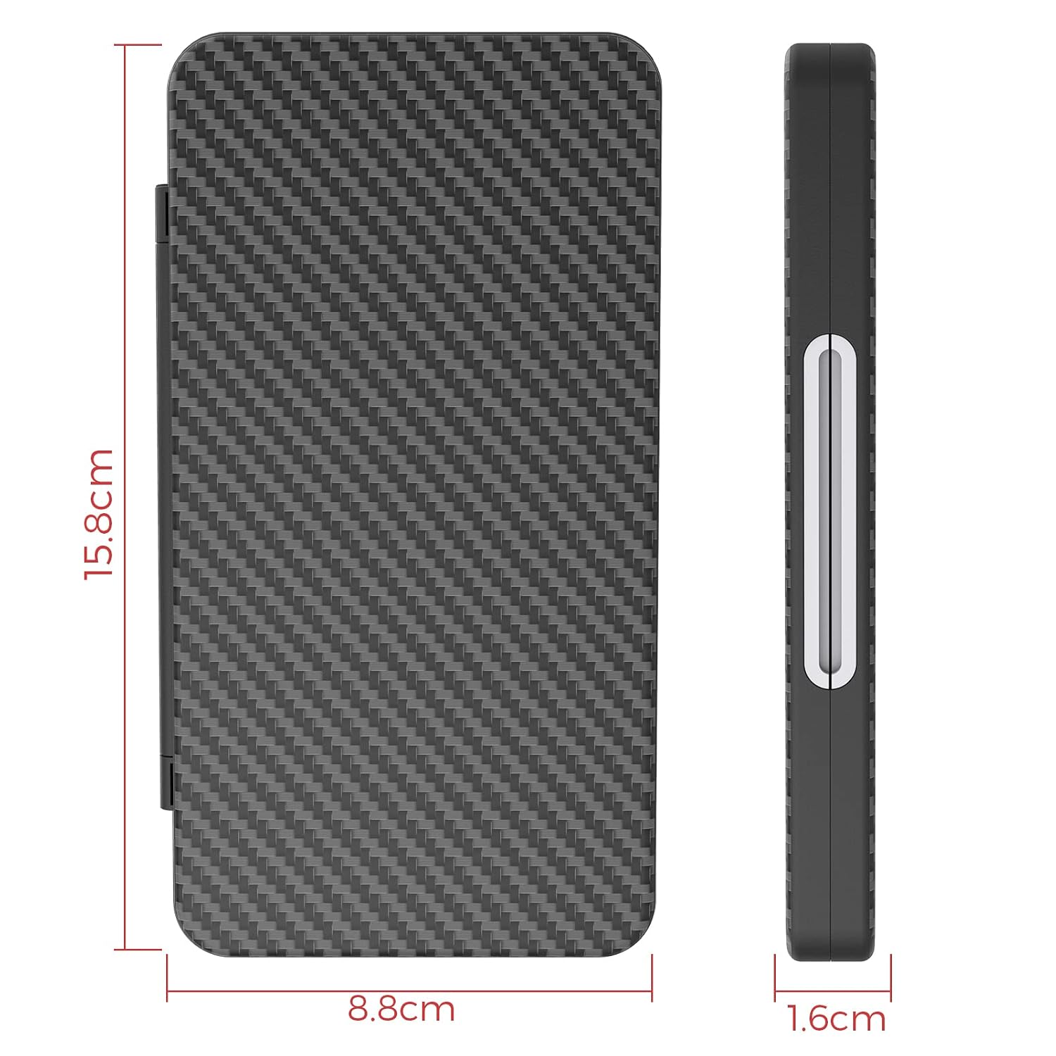 ESTUCHE PARA JUEGOS HEIYING SWITCH CON 48 RANURAS PARA NINTENDO SWITCH 2 / OLED - 5