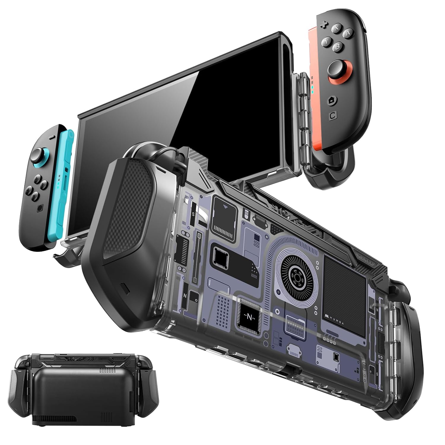 FUNDA PROTECTORA MUMBA BLADE SERIES PARA NINTENDO SWITCH 2 CIRCUIT - 1
