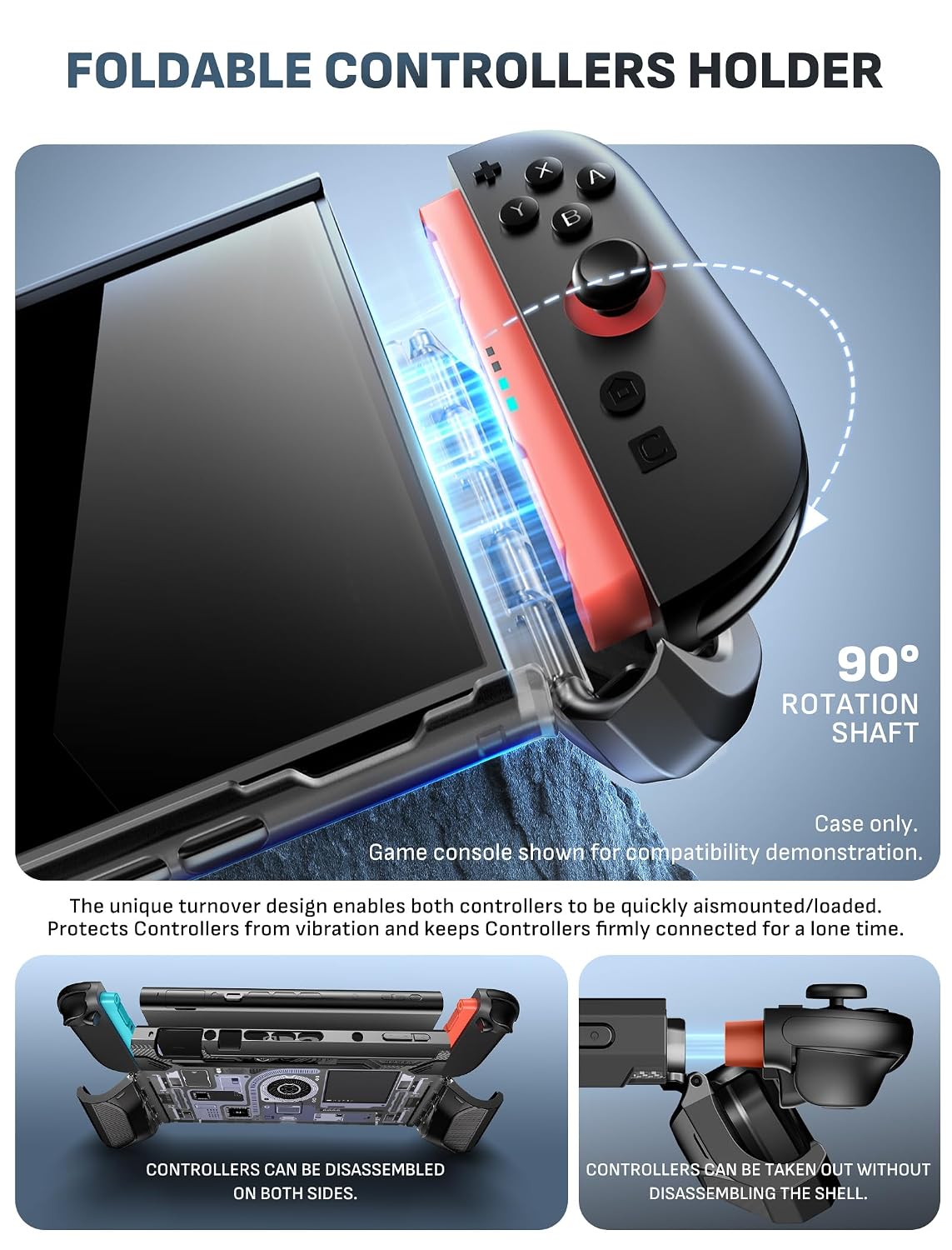 FUNDA PROTECTORA MUMBA BLADE SERIES PARA NINTENDO SWITCH 2 CIRCUIT - 5