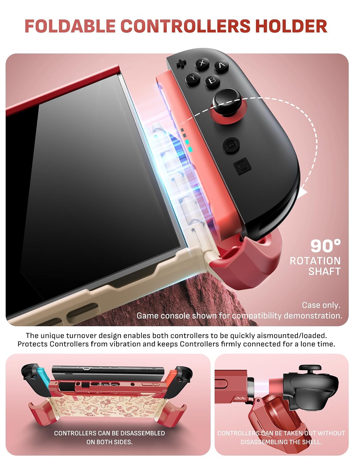 FUNDA PROTECTORA MUMBA BLADE SERIES PARA NINTENDO SWITCH 2 MIXTAPE - 5