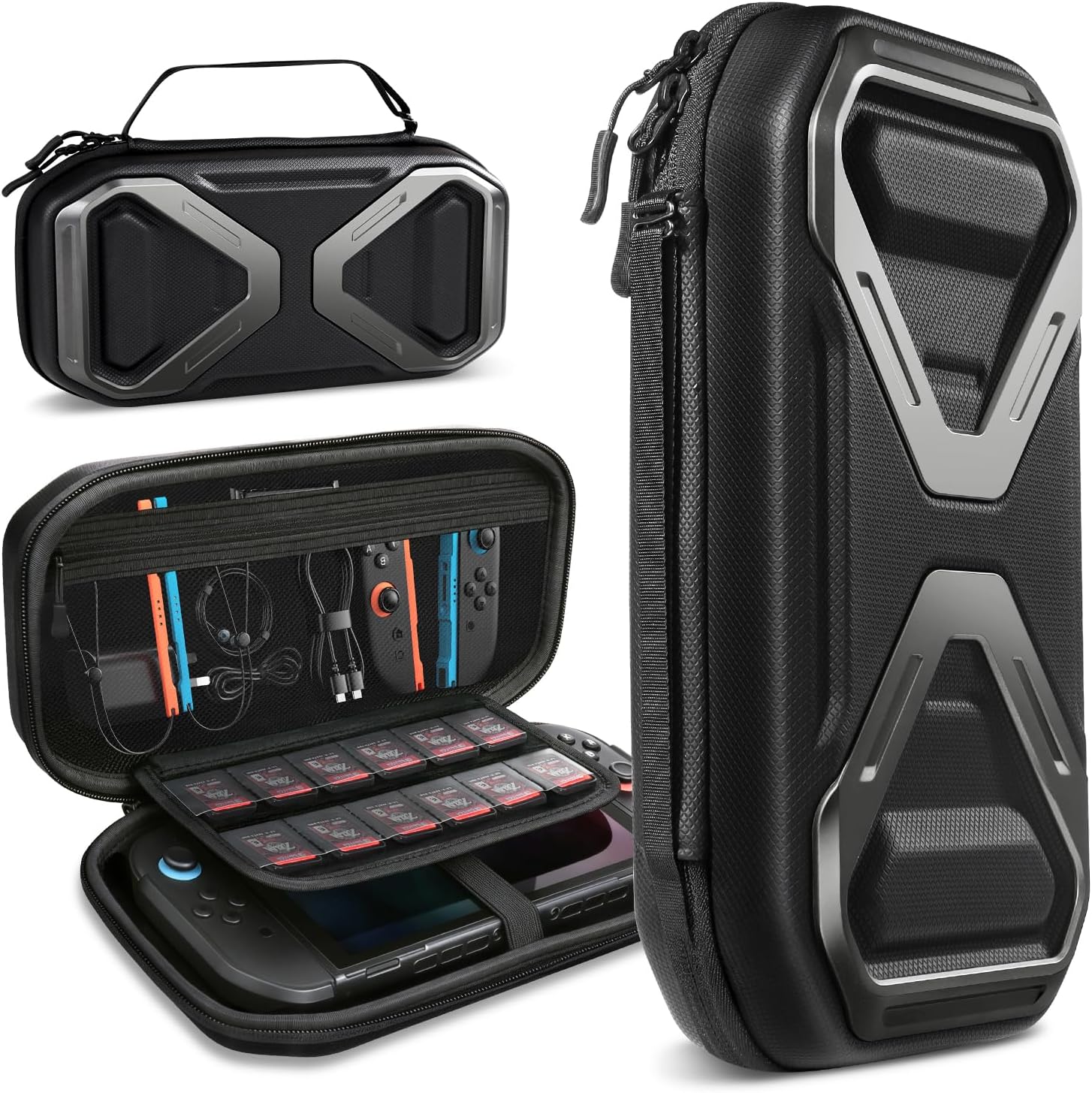 ESTUCHE SUPCASE PRO EDITION PARA NINTENDO SWITCH 2 2025 NEGRO - 1
