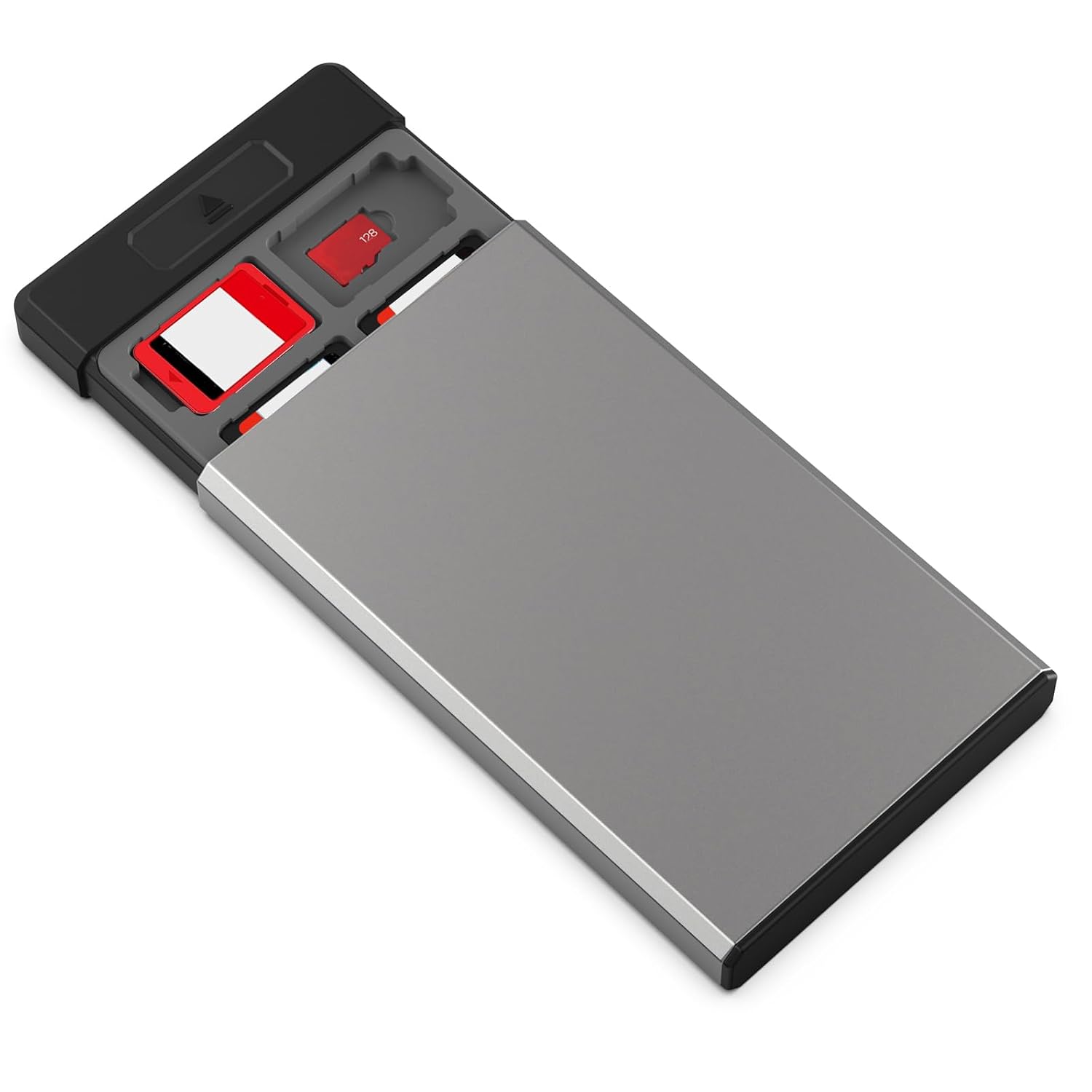 ESTUCHE PARA JUEGOS HEIYING SWITCH CON 40 RANURAS PARA SWITCH 2 Y TARJETAS MICRO SD - 1