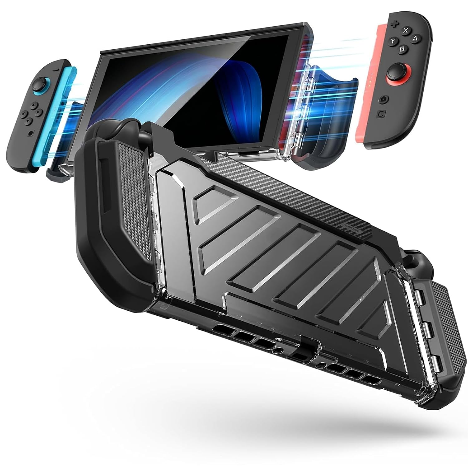 FUNDA SUPCASE PARA NINTENDO SWITCH 2 2025 NEGRA - 1