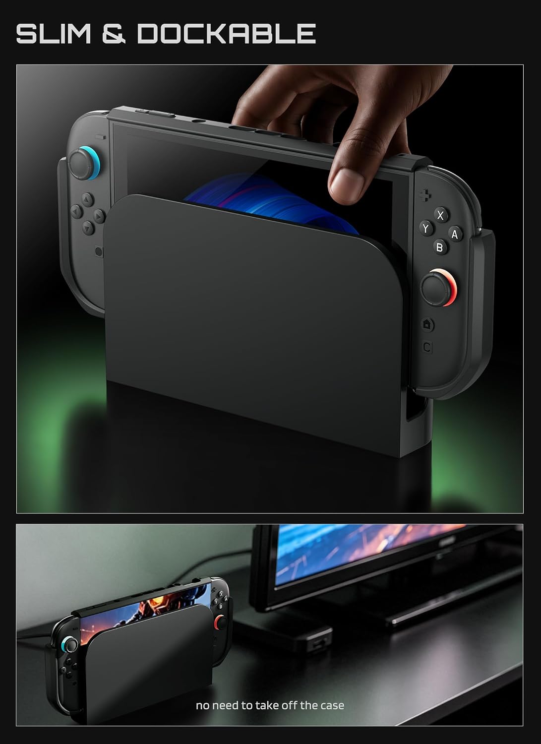 FUNDA SUPCASE PARA NINTENDO SWITCH 2 2025 NEGRA - 5