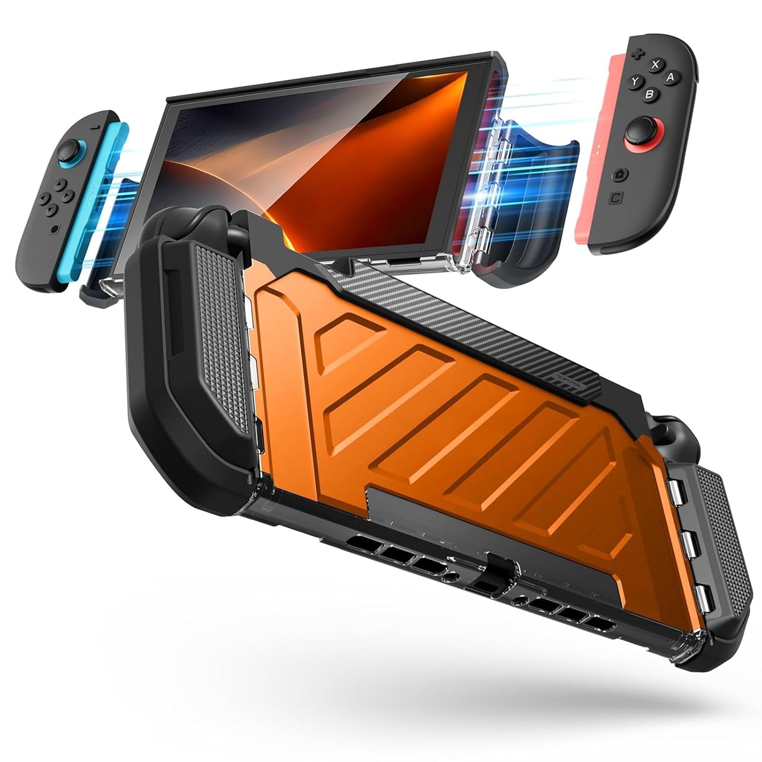 FUNDA SUPCASE UNICORN BEETLE PRO PARA NINTENDO SWITCH 2 2025 CORAL - 1